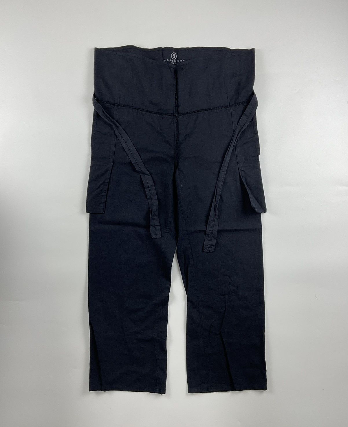 image of Maison Margiela 2005 Foldable Trousers in Navy, Men's (Size 36)