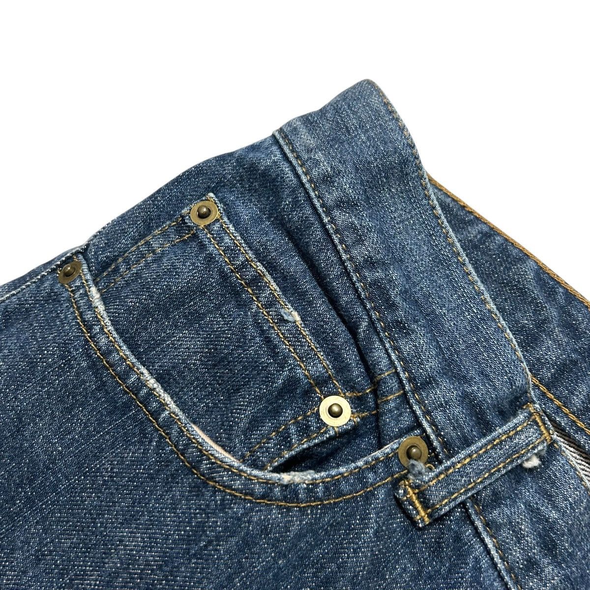 Karakuri Tamashii 383 Karakuri Tamashii jeans embroidered denim blue archive Size US 32 / EU 48 - 21 Thumbnail