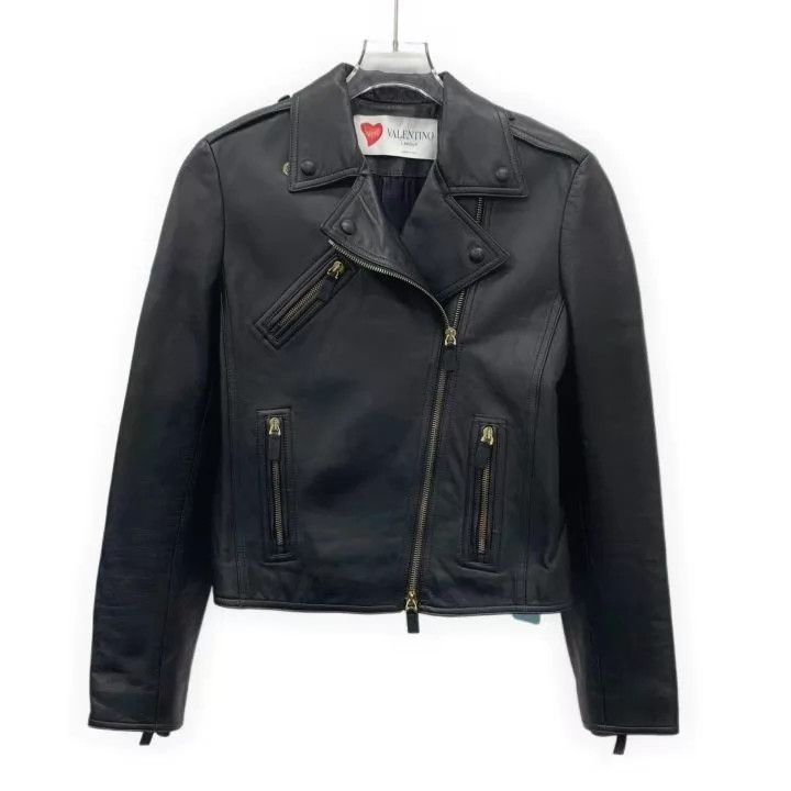Valentino Valentino Black love print sheepskin Size L / US 10 / IT 46 - 1 Thumbnail