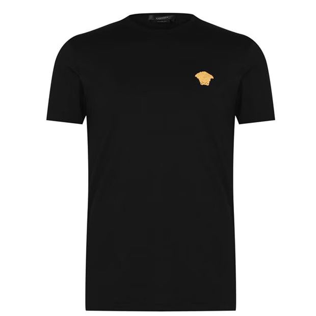 Versace o1g2r1mq0824 Small Medusa T-Shirts in Black Size US M / EU 48-50 / 2 - 1 Thumbnail