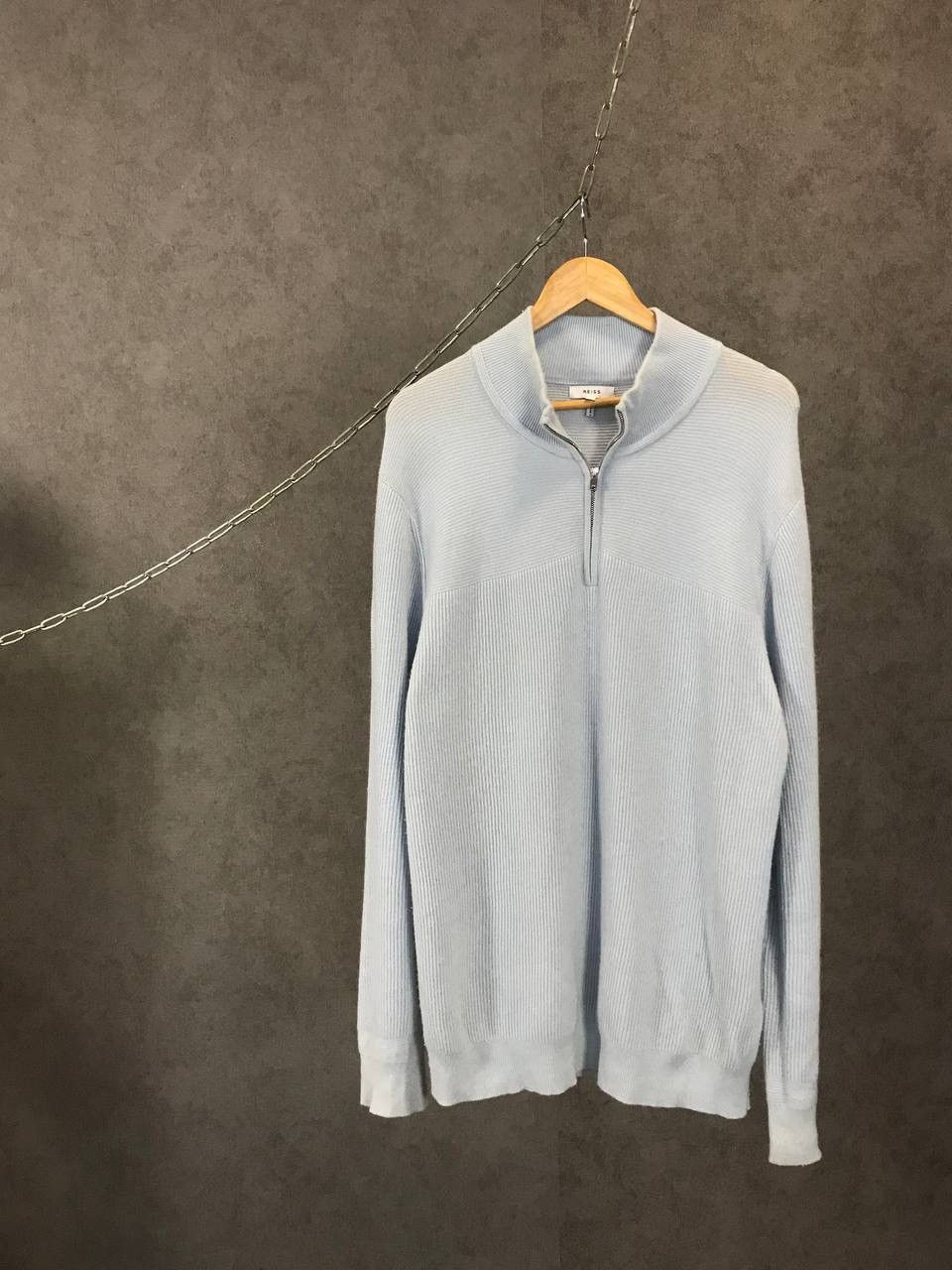 Reiss Reiss 1/3 zip designer wool sweater Size US XXL / EU 58 / 5 - 1 Thumbnail