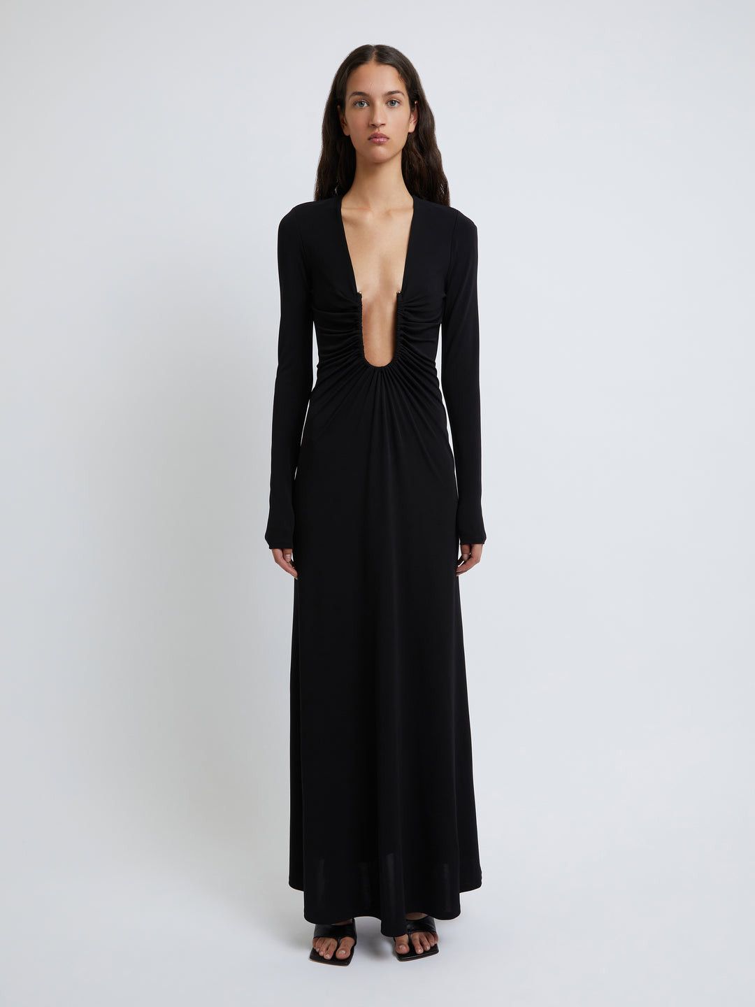 Christopher Esber Arced Palm Long Sleeve Dress Size XS / US 0-2 / IT 36-38 - 3 Thumbnail