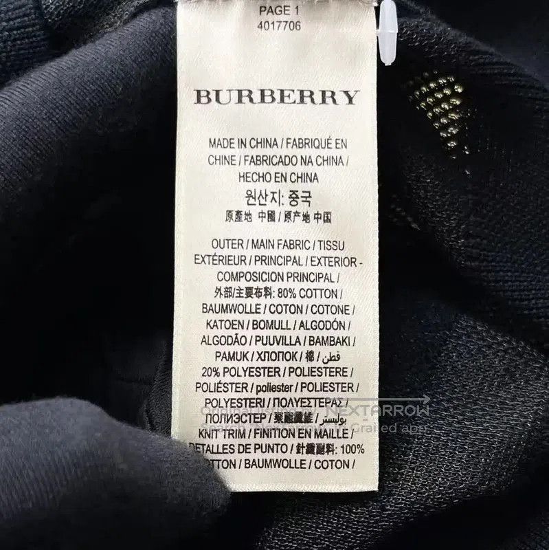 Burberry Burberry Black Cotton Cardigan for Women. Size XS / US 0-2 / IT 36-38 - 3 Thumbnail