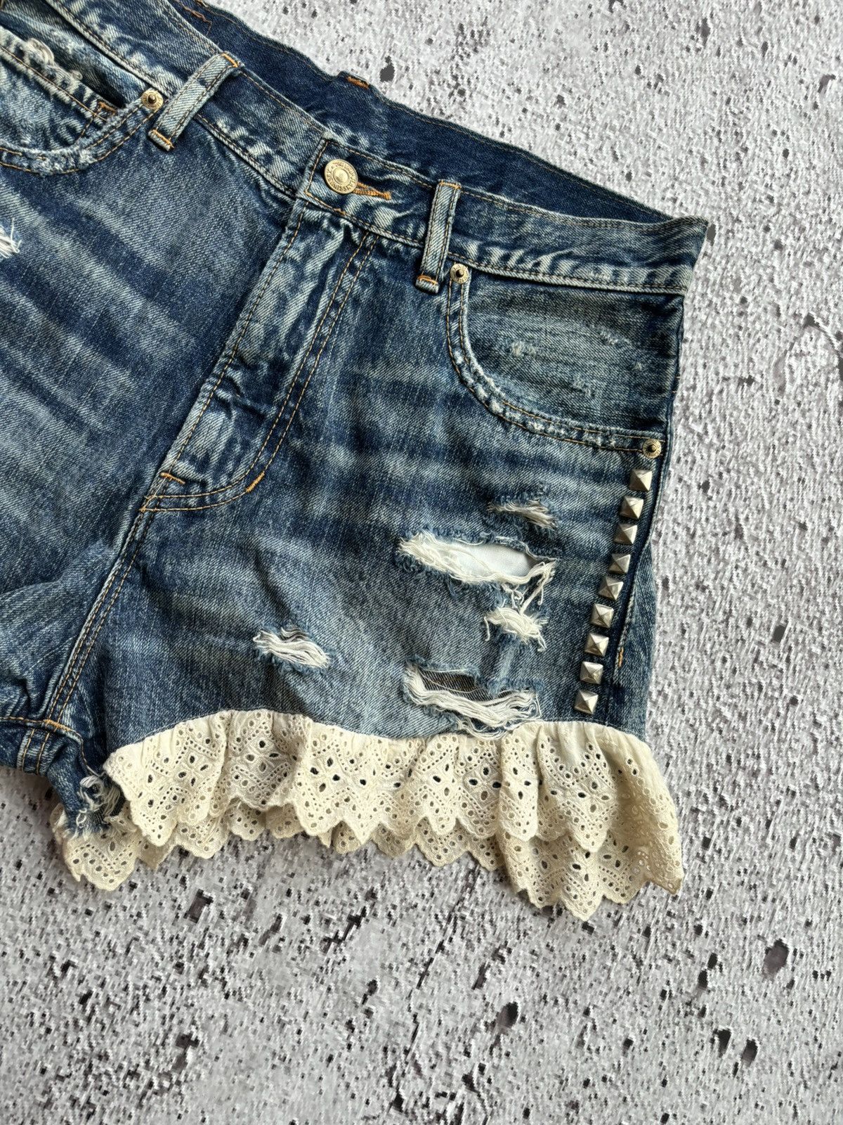 Hysteric Glamour Y2k RNA Studded Women's Short Size 29" - 2 Thumbnail