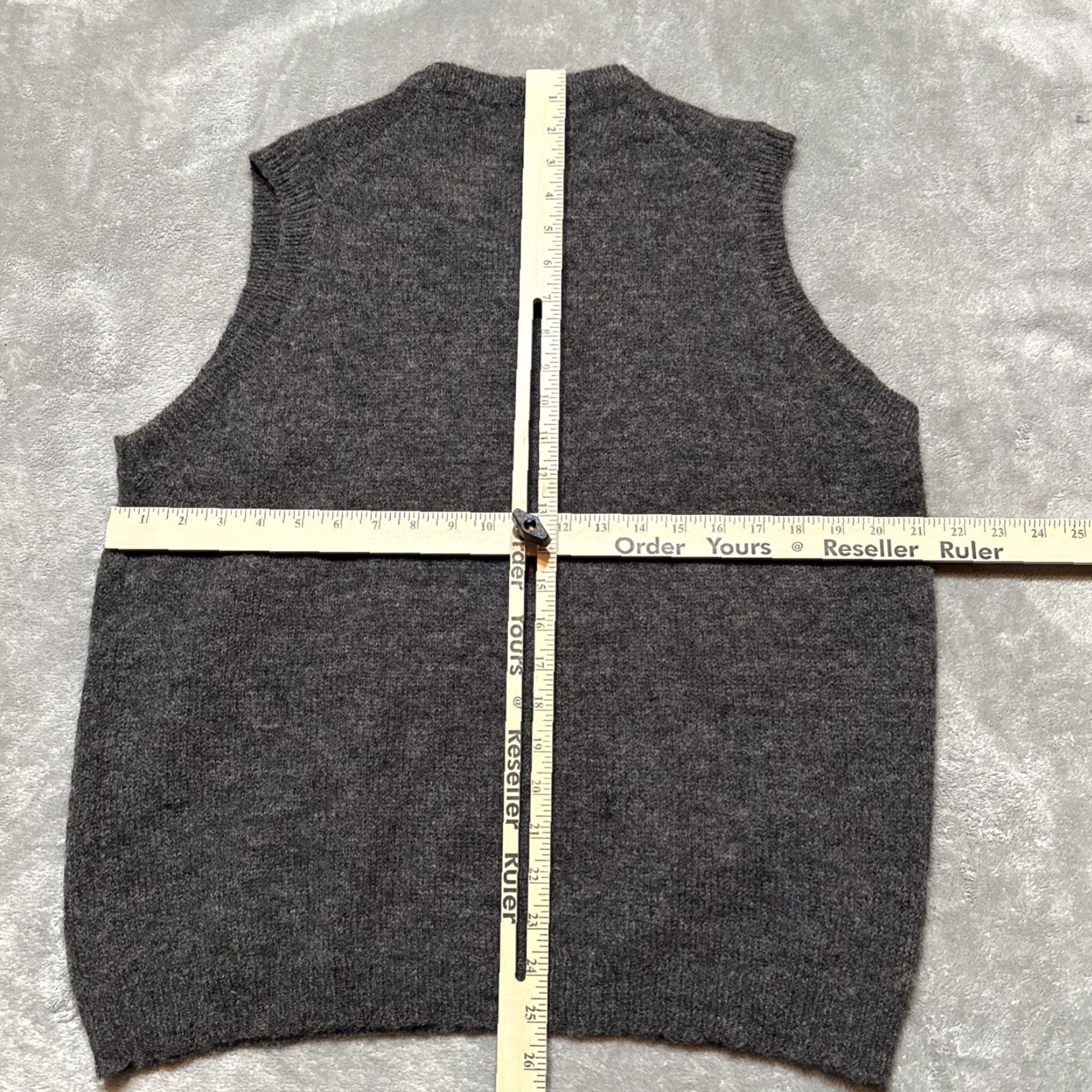 J.Crew VINTAGE J.CREW Oarsman Sweater Vest Mens L Gray Wool Mohair Blend Size US L / EU 52-54 / 3 - 4 Thumbnail