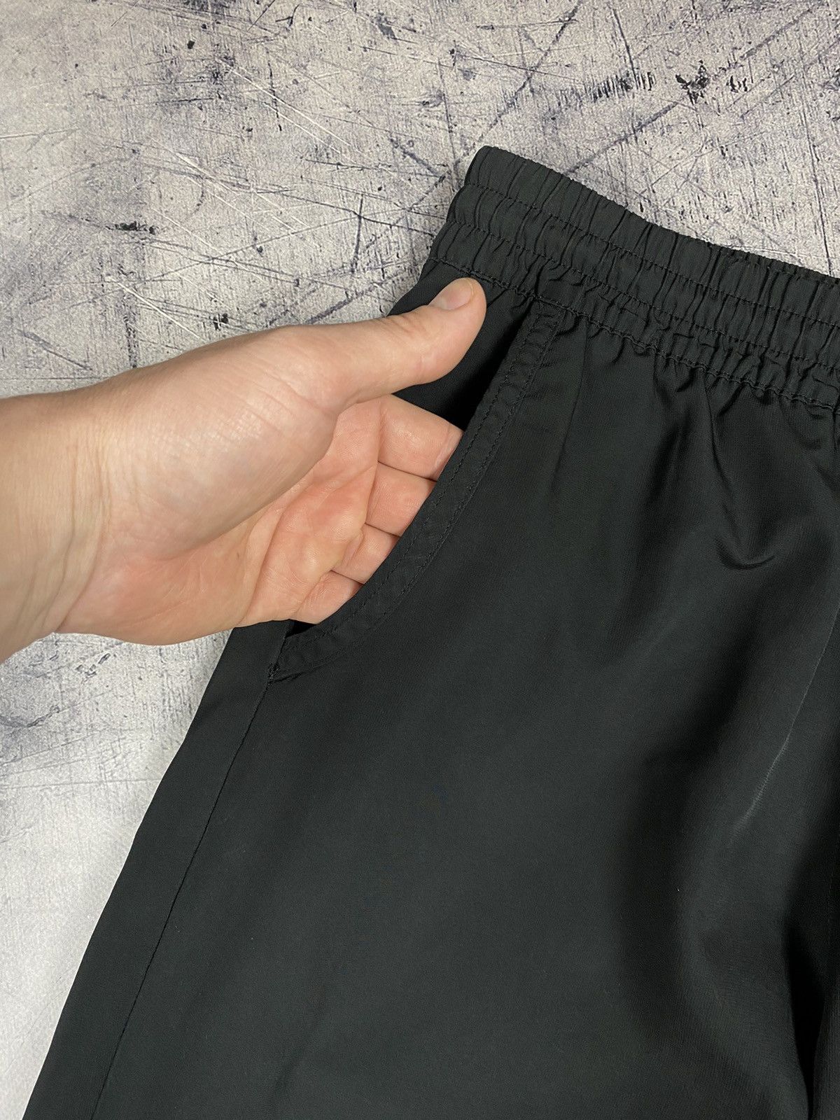 Nike × Vintage Vintage 00s Nike swoosh y2k nylon drill track pants Size US 31 - 10 Thumbnail