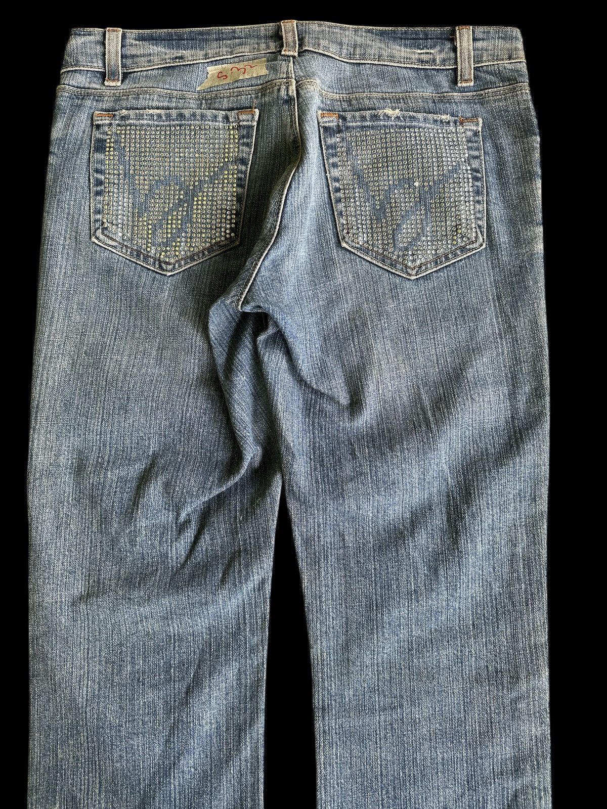 Vintage Bebe Denim Blue Washed Straight Legs💥 Size US 32 / EU 48 - 4 Thumbnail
