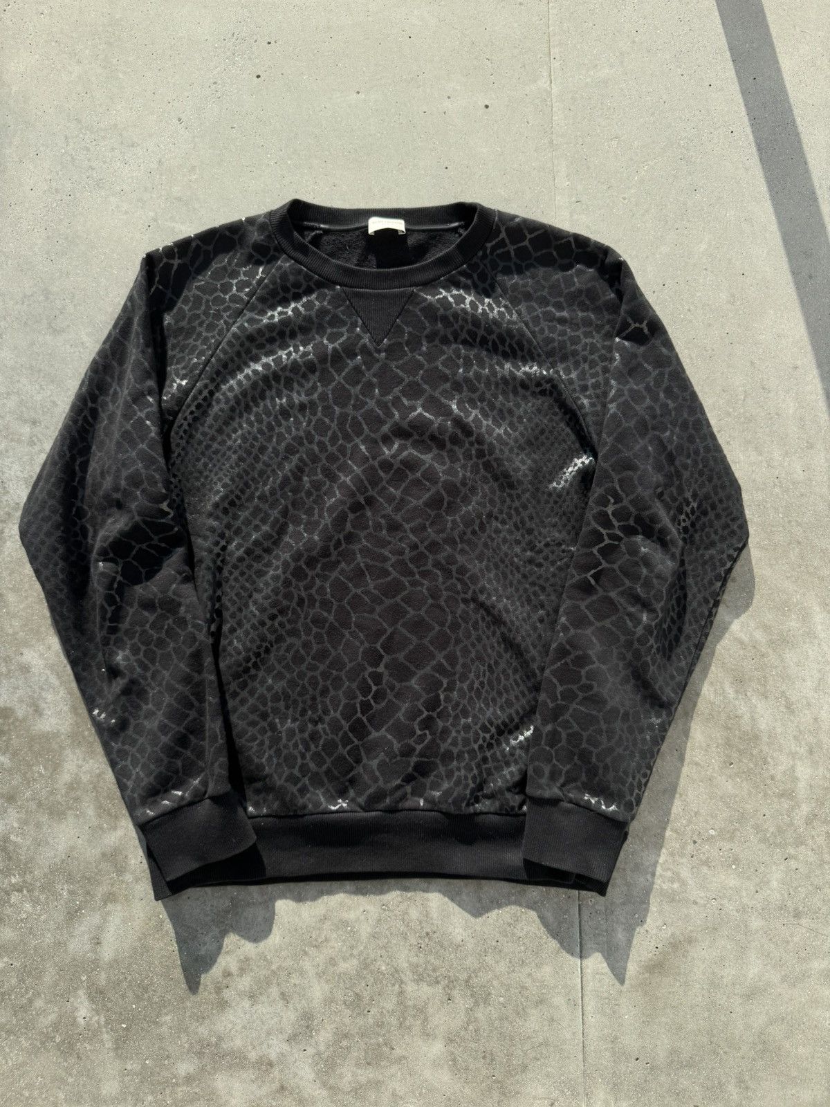 Hedi Slimane Rare Saint Laurent Paris Croc hedi slimane crewneck Size US XL / EU 56 / 4 - 1 Thumbnail