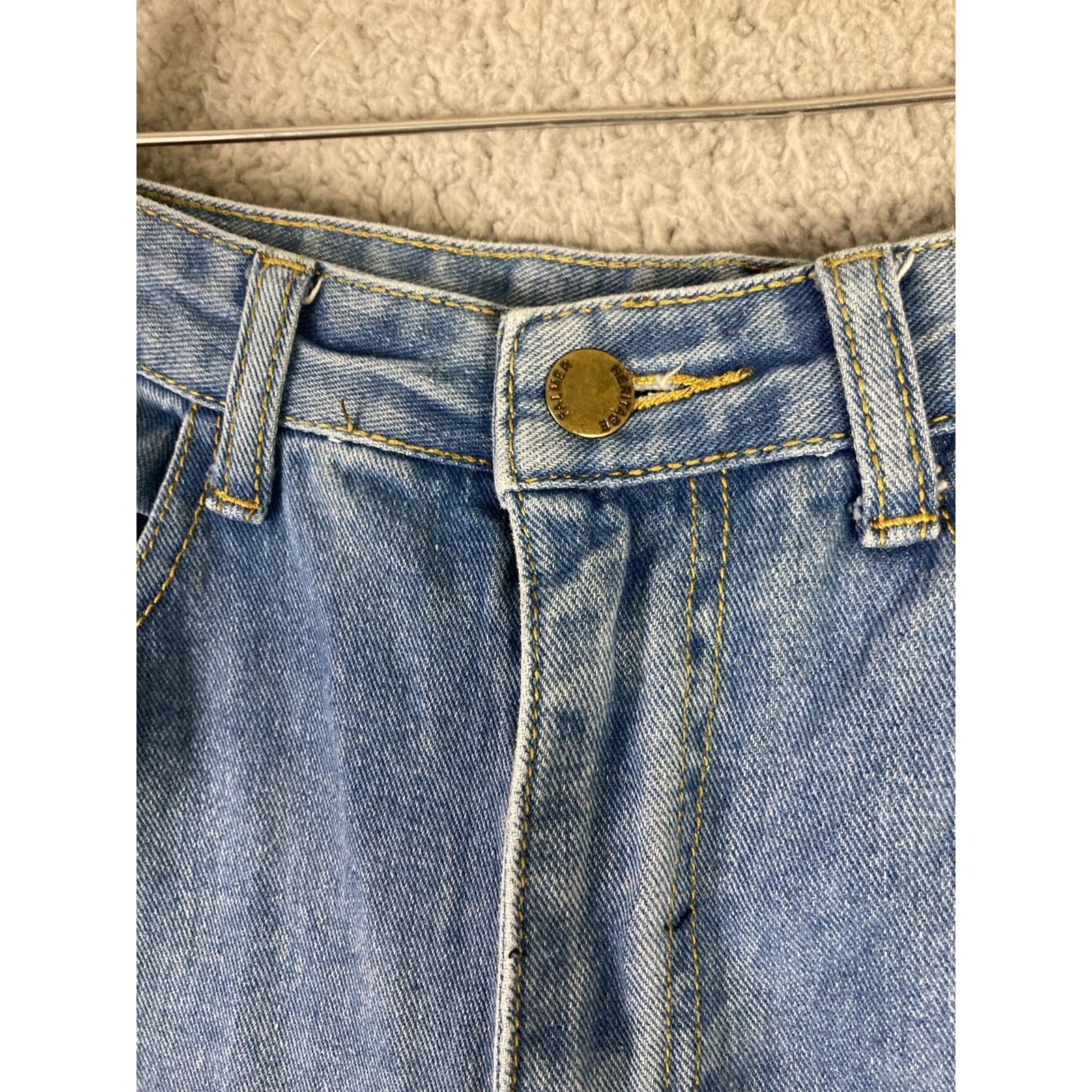 Shein Women's High Waisted Distressed Straight Leg Jeans Blue 28 M Size 28" / US 6 / IT 42 - 9 Thumbnail