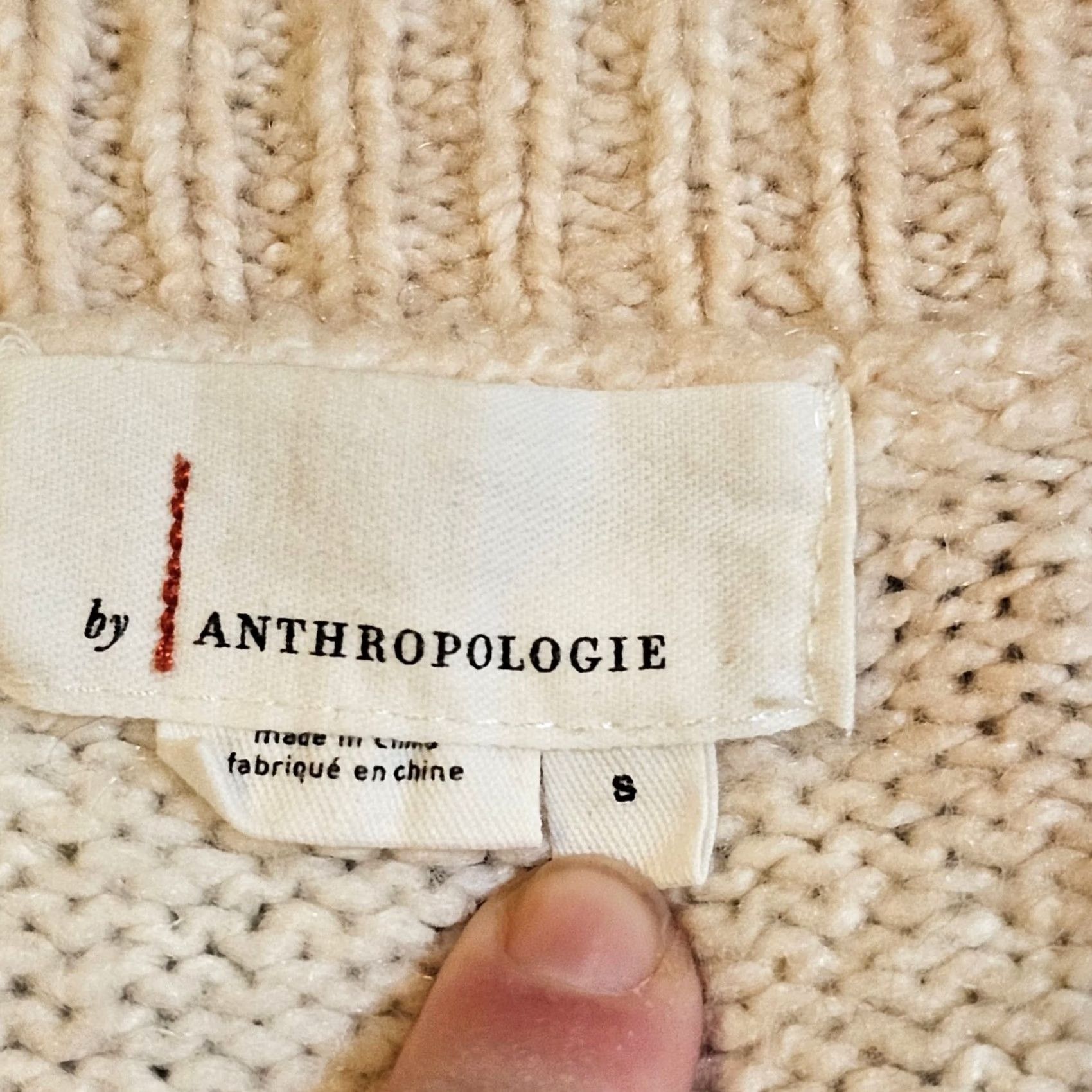 Anthropologie Anthropologie Sweater Womens Small Pink White Tie Dye 3/4 Sleeve V Neck Casual Womens Size S / US 4 / IT 40 - 4 Thumbnail
