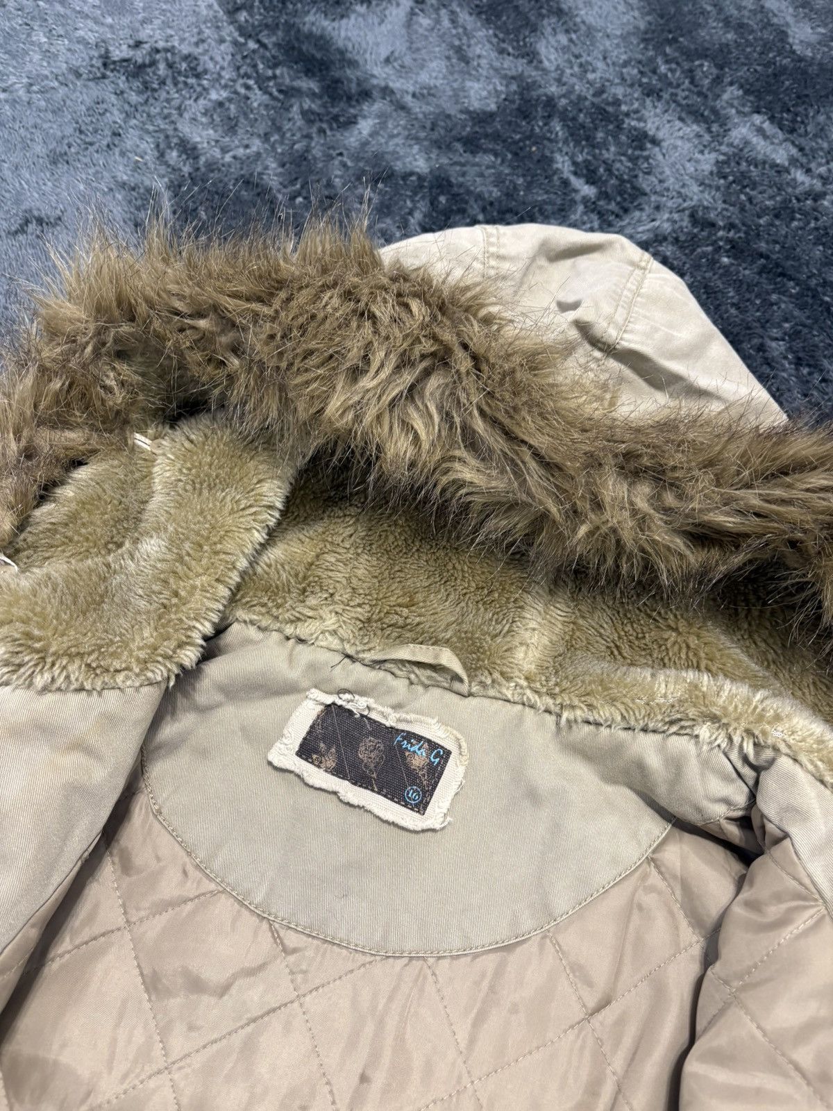 Le Grande Bleu (L.G.B.) Sly Military Studded Fur Jacket lgb style Size US M / EU 48-50 / 2 - 5 Thumbnail