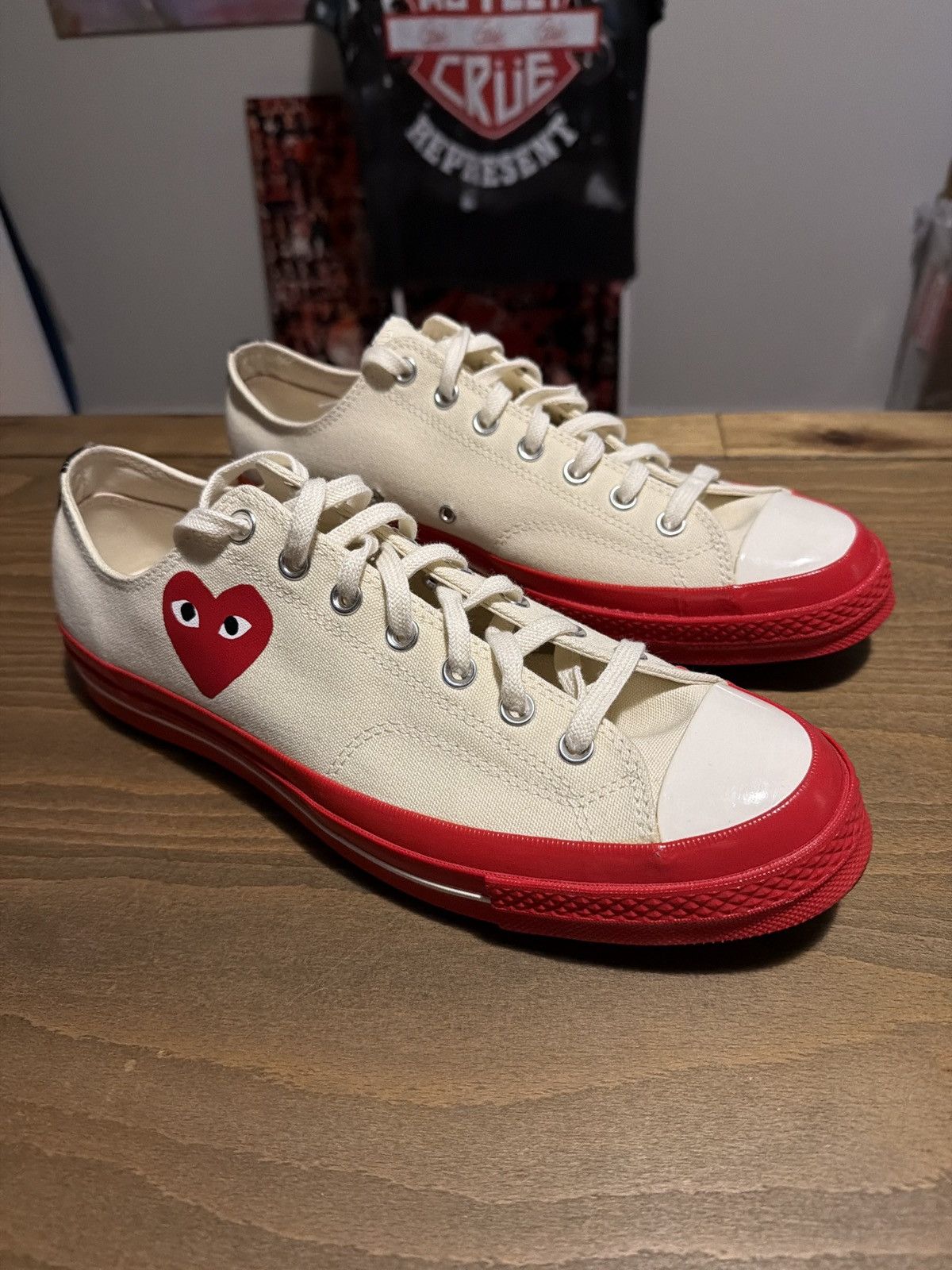 Comme des Garcons PLAY × Converse CDG x Converse Size US 12 / EU 45 - 1 Thumbnail