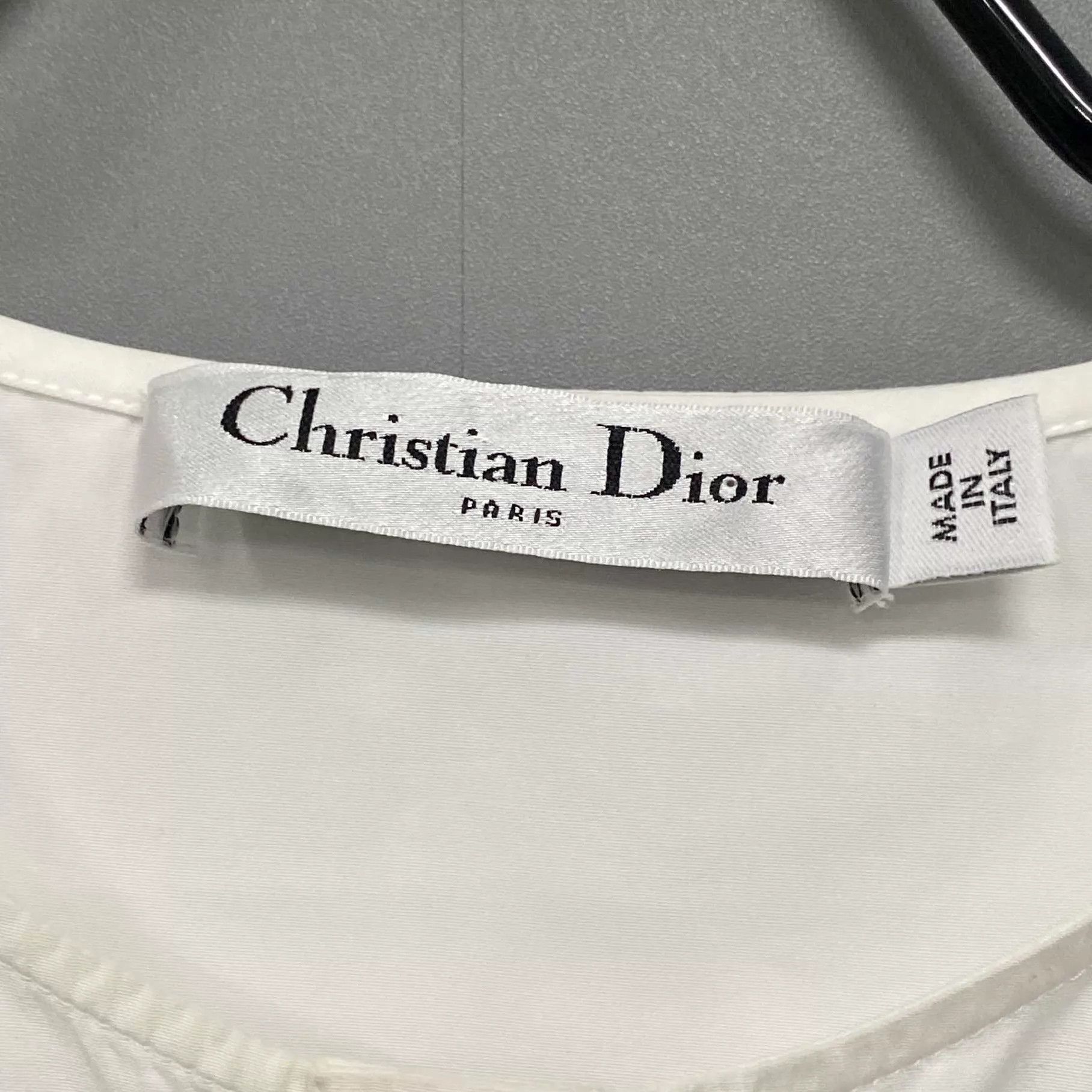 Dior Dior white wavy shirt dress 38 Size S / US 4 / IT 40 - 5 Thumbnail