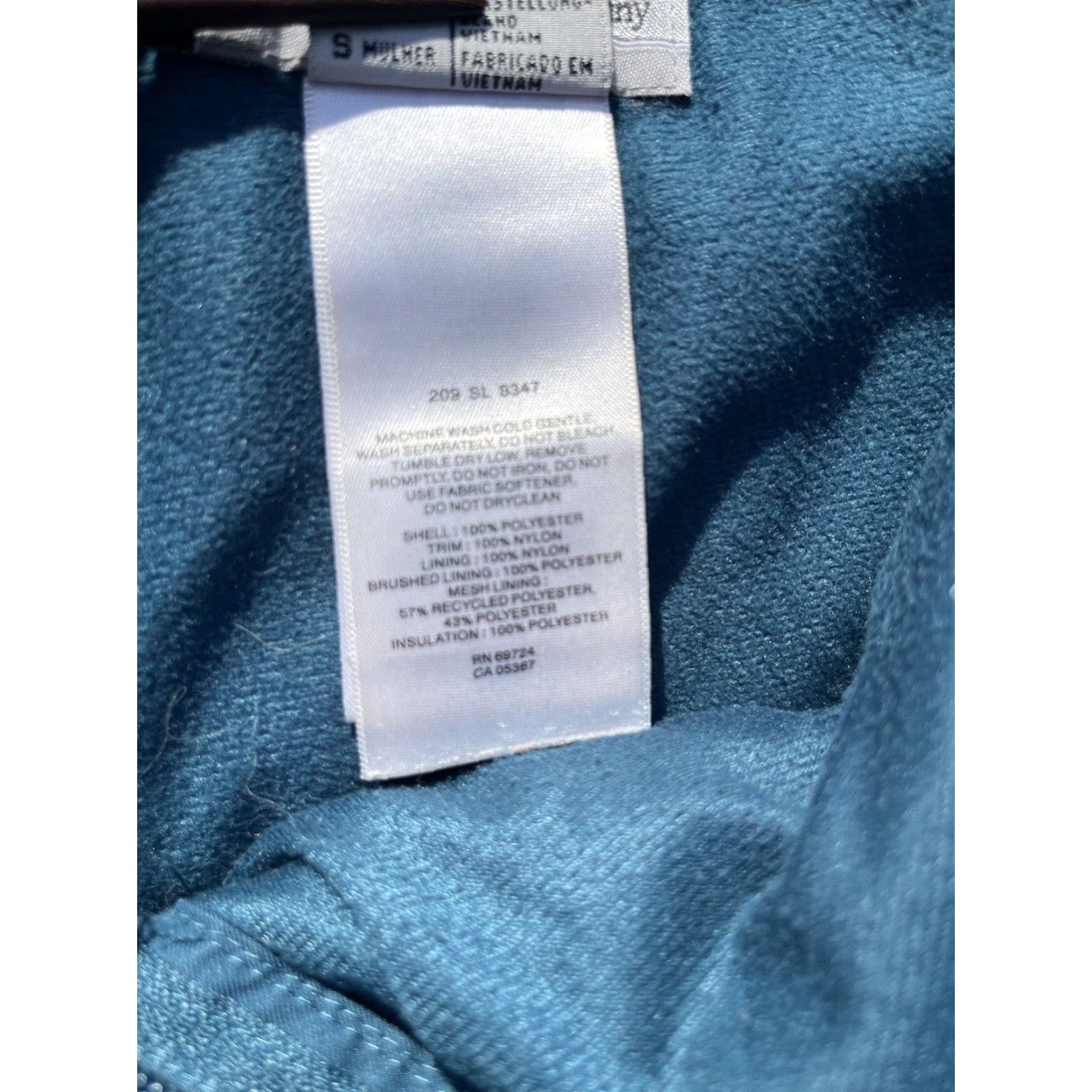 Vintage VINTAGE Women's Columbia Snow Pants Blue Lined S Winter Nylon Zip Rip Slopes USA Size 28" / US 6 / IT 42 - 5 Thumbnail