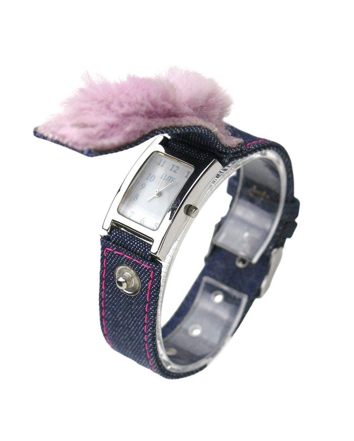 Hysteric Glamour 2000S ELITE JAPAN PINK FLUFFY Y2K PUNK STREET DENIM WATCH Size ONE SIZE - 2 Thumbnail