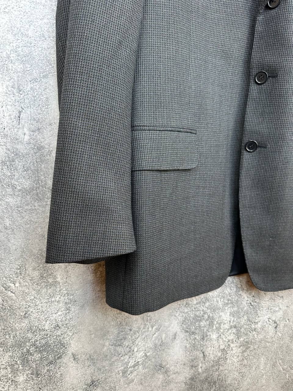 Canali RRP $1500 Canali Luxury Italy Tailored Wool Blazer Birdseye Size 50R - 6 Thumbnail