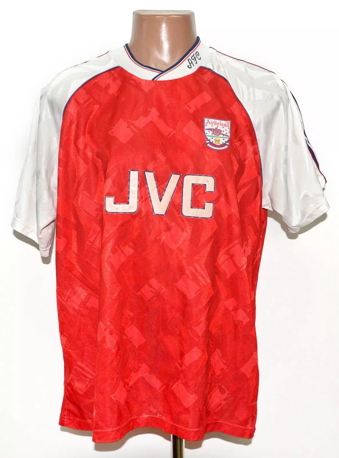 ARSENAL 1990/1992 FOOTBALL SHIRT JERSEY ADIDAS SIZE L ADULT