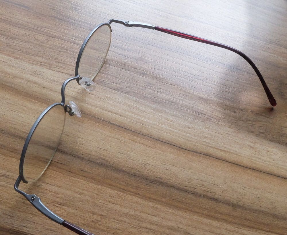 Japanese Brand Takeru Half Rim Glasses Made in Japan Size 46 - 4 Thumbnail