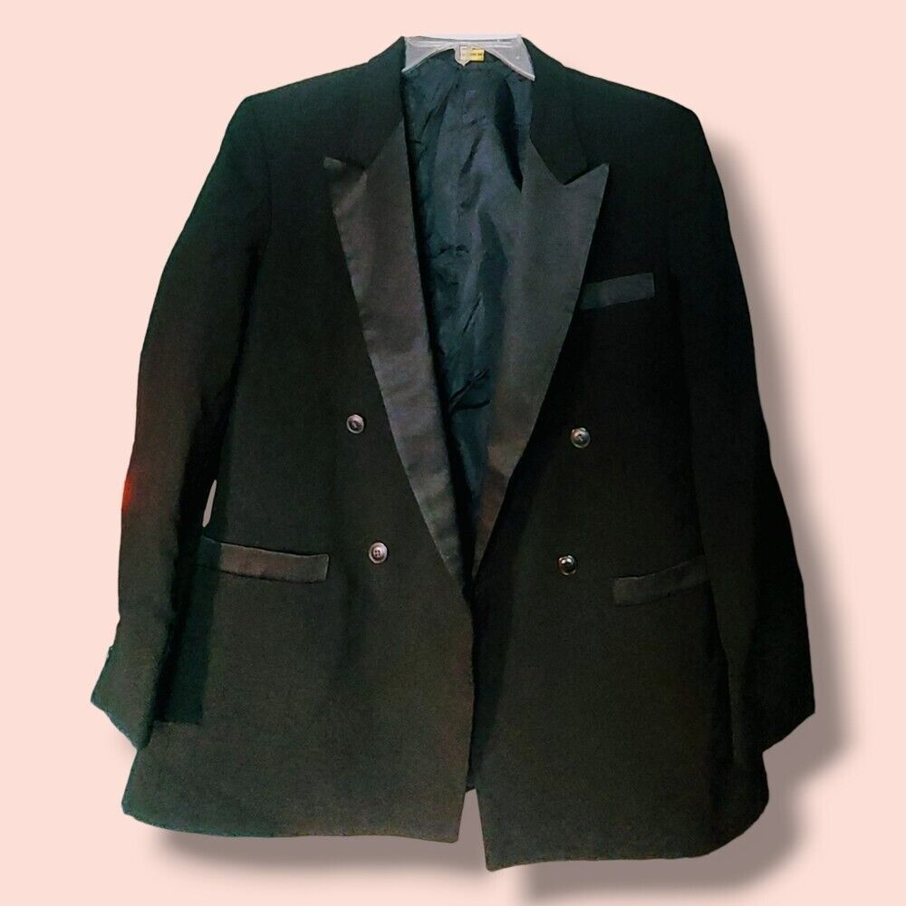 Other Raffinati | Men's Classic Cropped Black Blazer Size 43R Size 42R - 1 Thumbnail