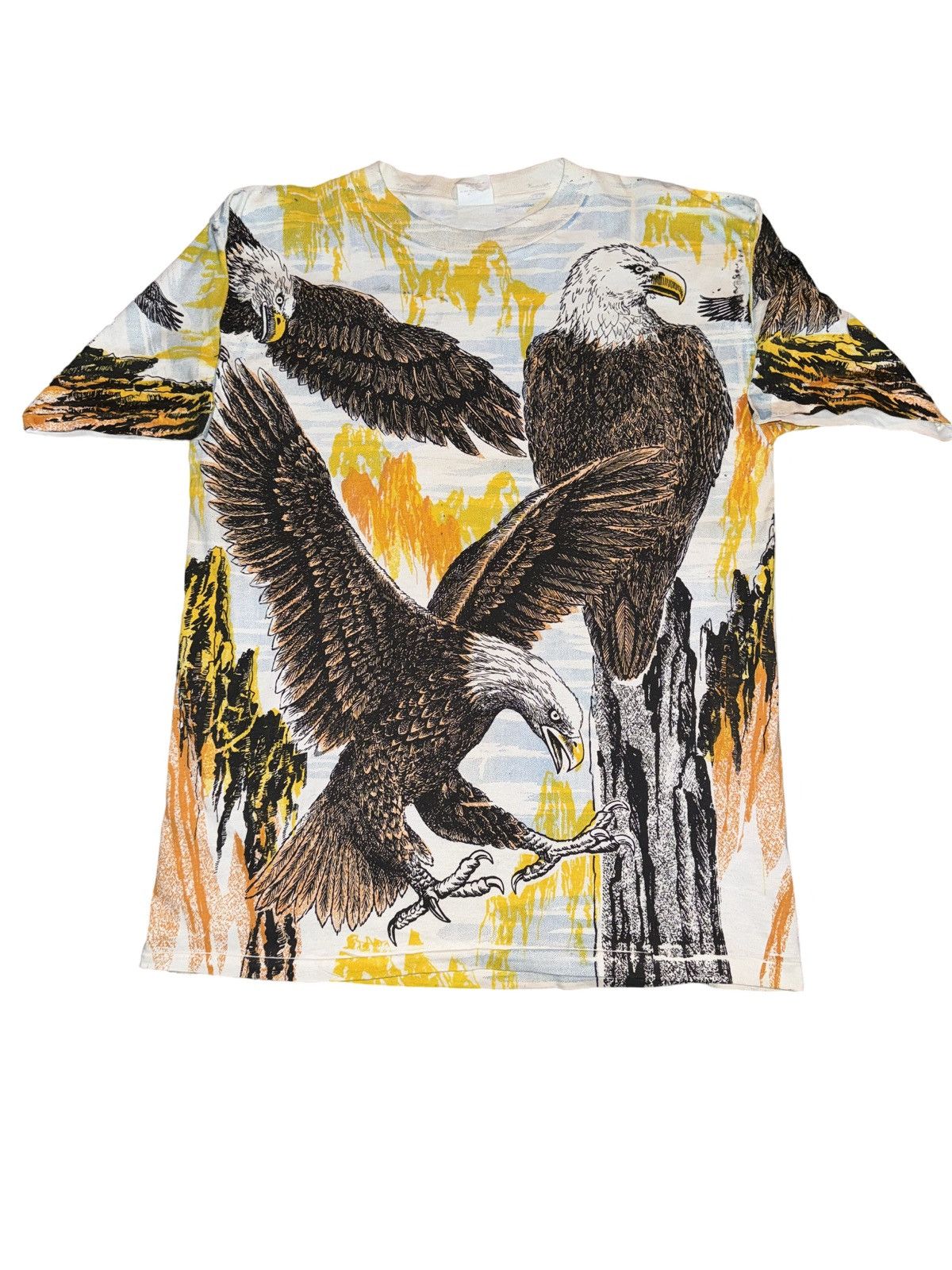 Vintage Vintage bald eagle tee Size US XL / EU 56 / 4 - 1 Thumbnail