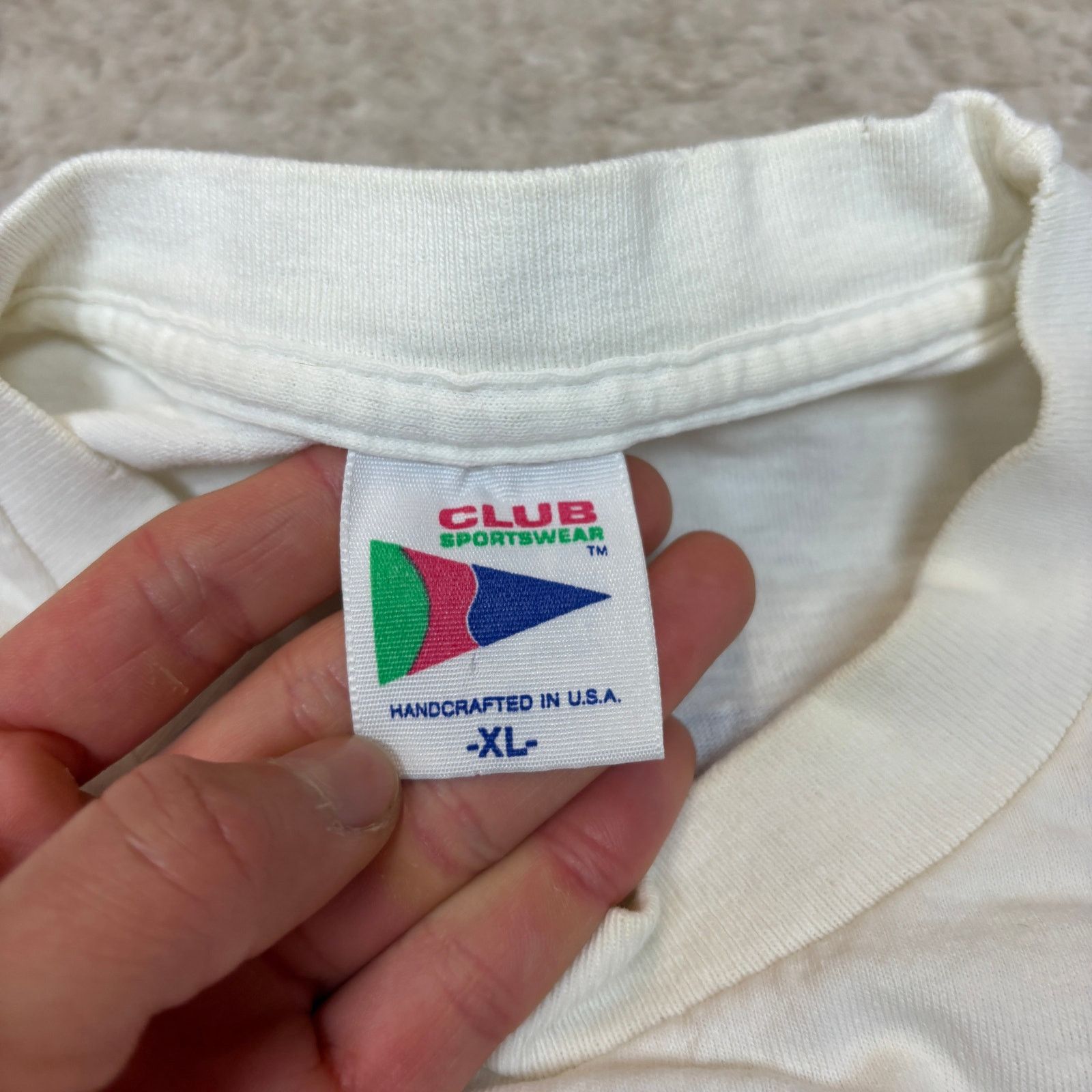 Vintage Vintage 80s Club Sportswear Imagine Dolphins Shirt Men's XL Size US XL / EU 56 / 4 - 6 Thumbnail
