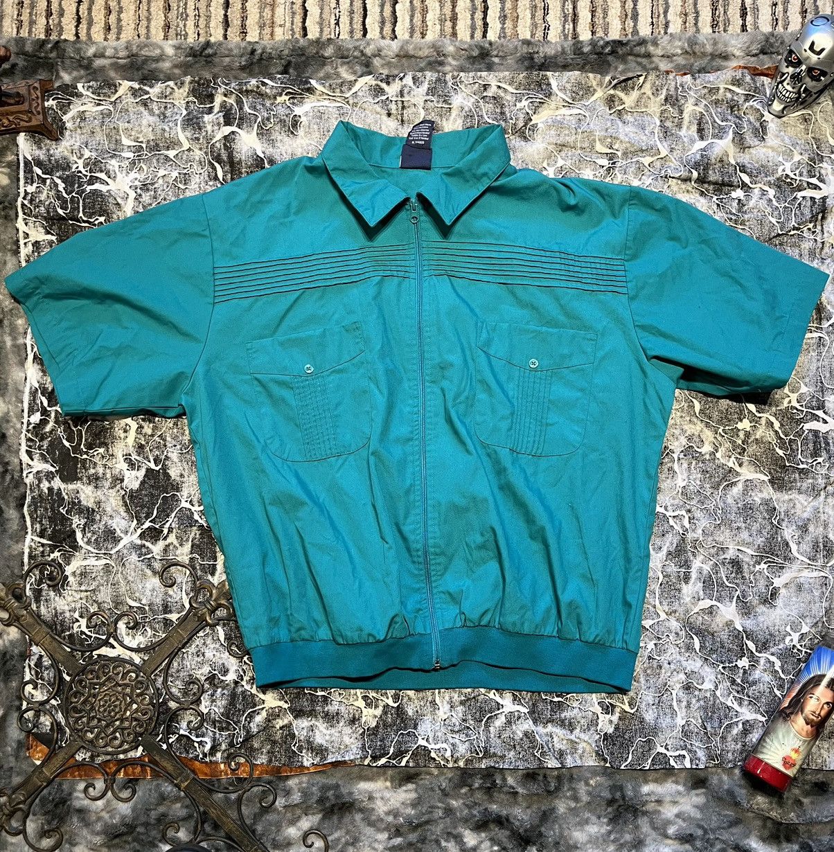 Blair × Vintage John Blair Vintage Zip-Up Work Shirt Size US XL / EU 56 / 4 - 1 Thumbnail