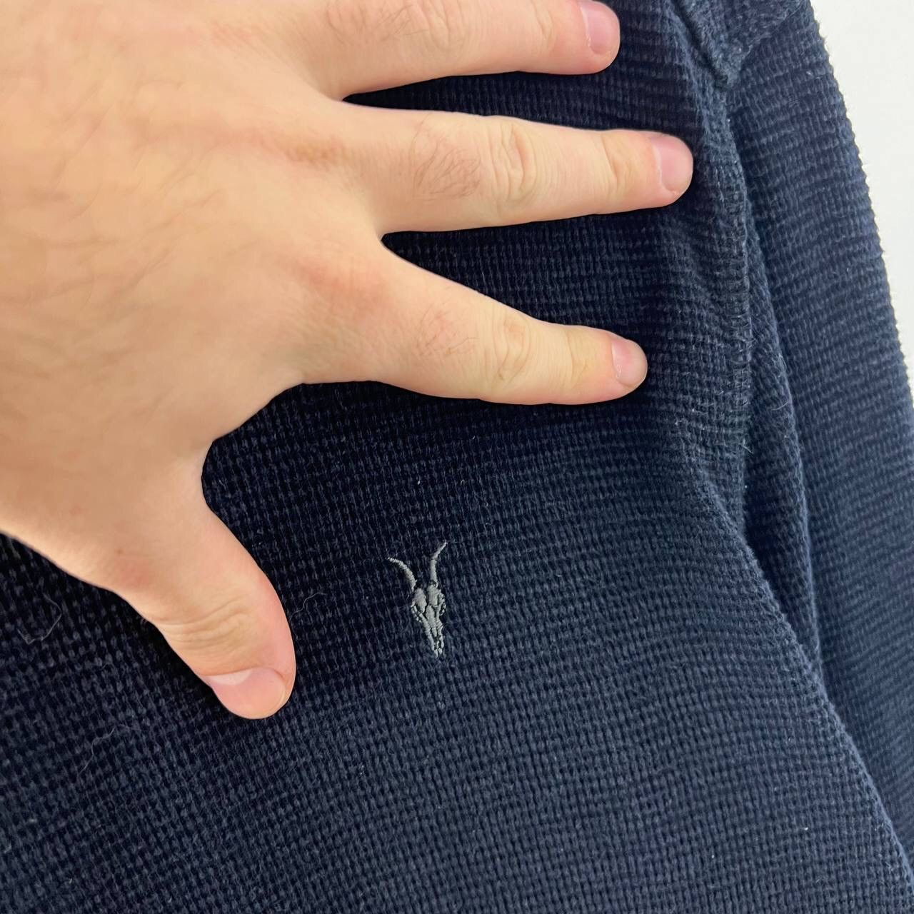 Allsaints Allsaints Y2k Old Money Mini Logo Waffle Long Sleeve Size US S / EU 44-46 / 1 - 3 Thumbnail