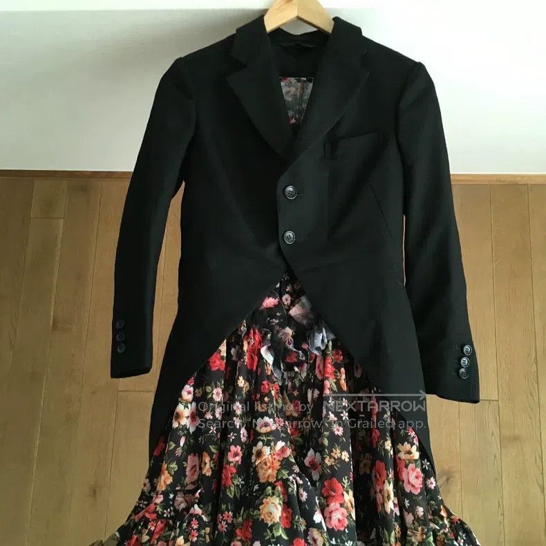 Comme des Garcons Comme Des Garcons Black vintage long coat with patched des Size XS / US 0-2 / IT 36-38 - 3 Thumbnail