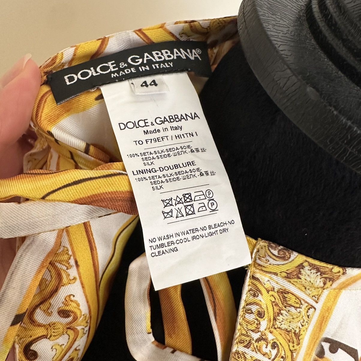 Dolce & Gabbana Dolce & Gabbana Majolica-print halterneck top Size M / US 6-8 / IT 42-44 - 19 Thumbnail