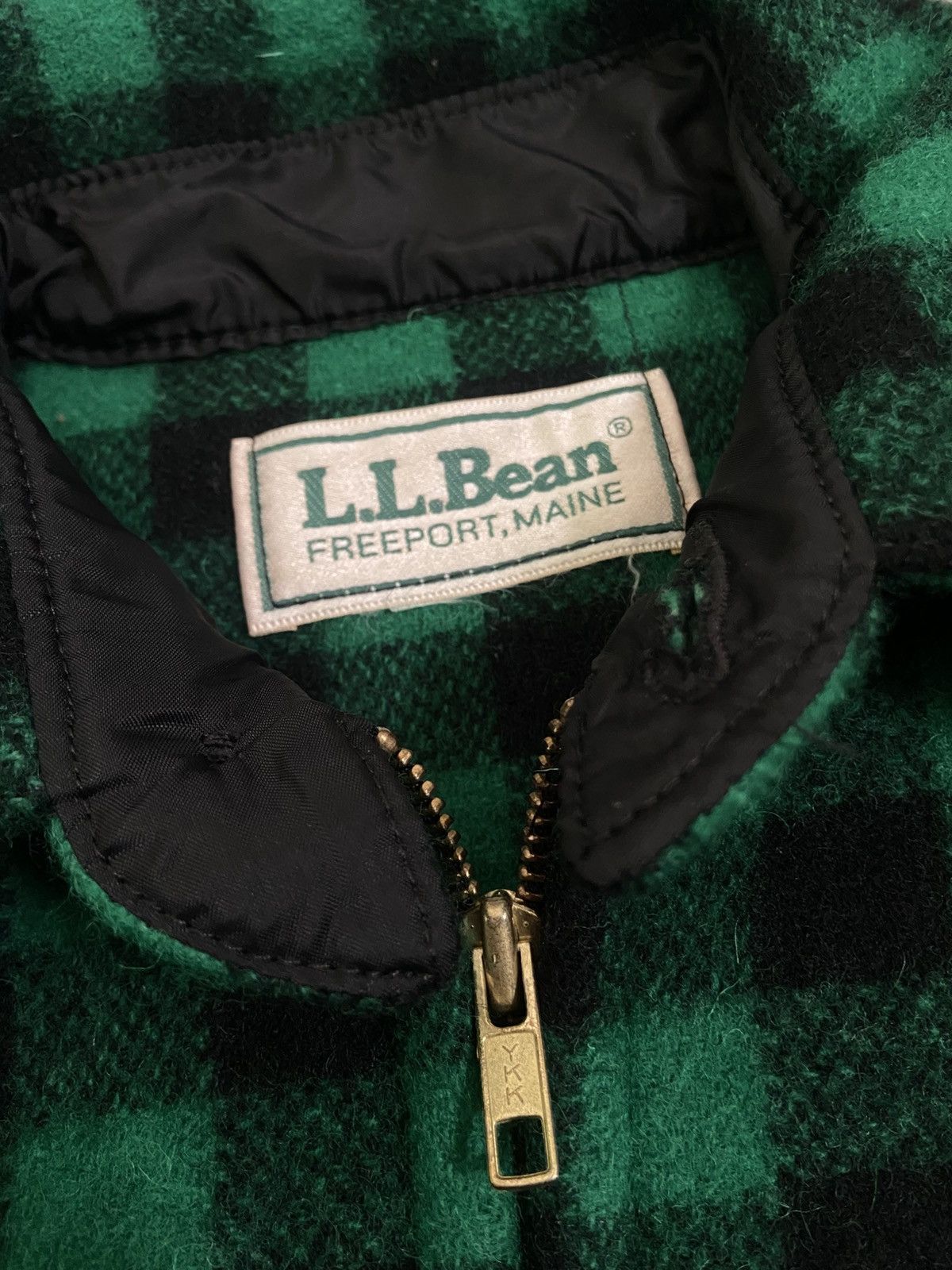 L.L. Bean × Vintage 1980s L.L. Bean Plaid Woll Jacket Size US L / EU 52-54 / 3 - 3 Thumbnail