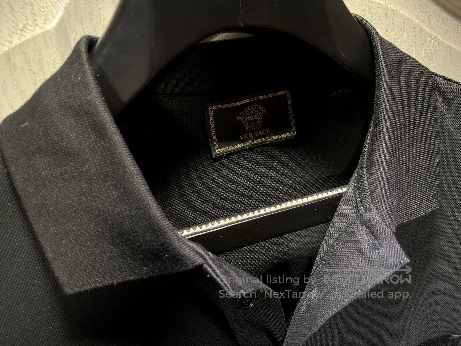 Versace VERSACE Men's Collared Short Sleeve T. Size US S / EU 44-46 / 1 - 2 Thumbnail