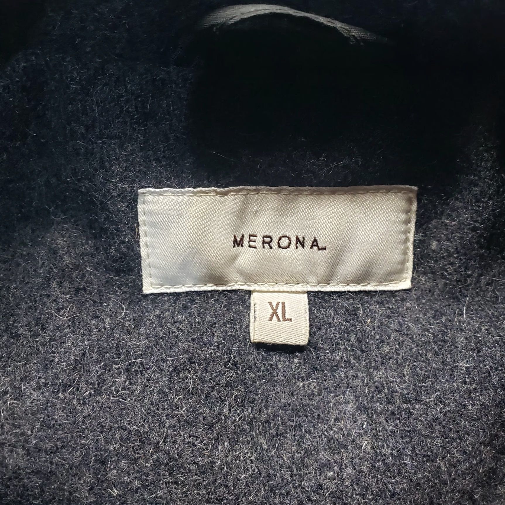 Merona Merona Gray Wool Blend Winter Coat Jacket Knit Collar Full Zip Adult Men's XL Jacket Mens XL Gray Wool Blend Winter Coat Size US XL / EU 56 / 4 - 3 Thumbnail