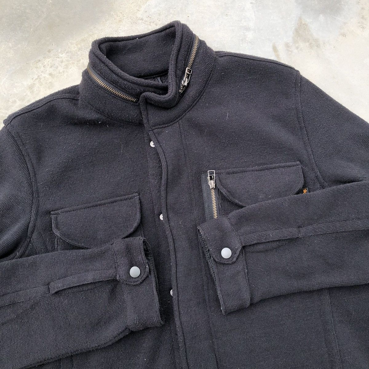 Alpha Industries APLHA INDUSTRIES 4 Pocket Military Wool Fleece Jacket Size US XL / EU 56 / 4 - 9 Thumbnail