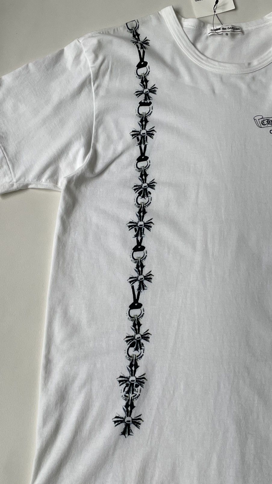 Chrome Hearts S/S 07 'Chain Logo' Print T Shirt | Grailed