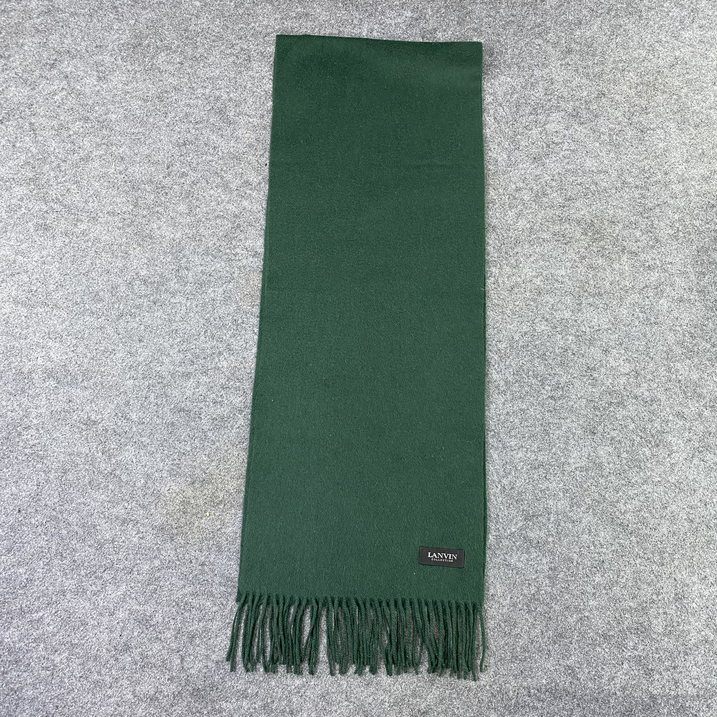Lanvin Lanvin 100% Cashmere Scarf / Muffler / Neckwear - T1159 Size ONE SIZE - 2 Thumbnail