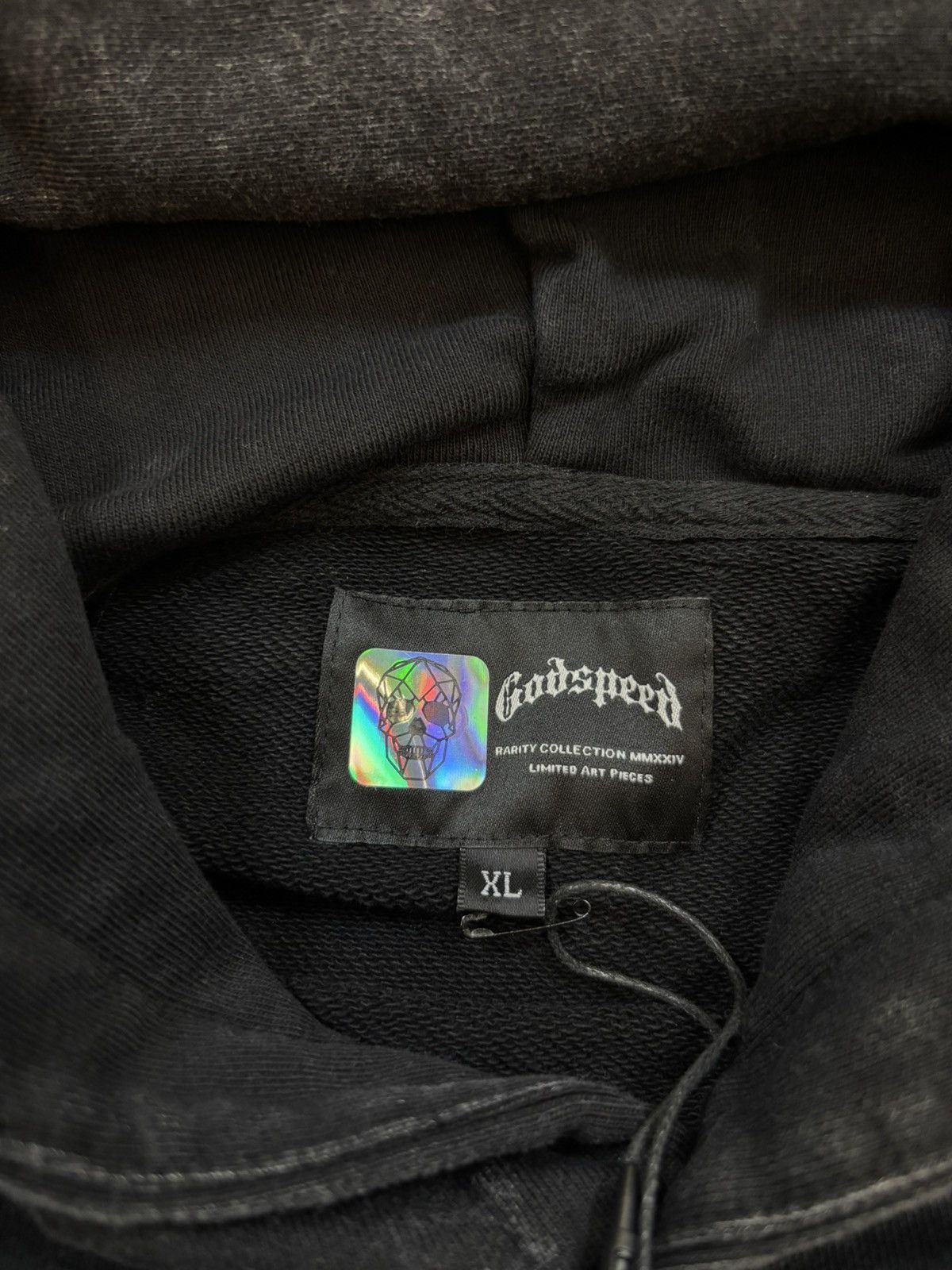 Godspeed Godspeed Alexa Hoodie, Washed Black Size US XL / EU 56 / 4 - 8 Thumbnail