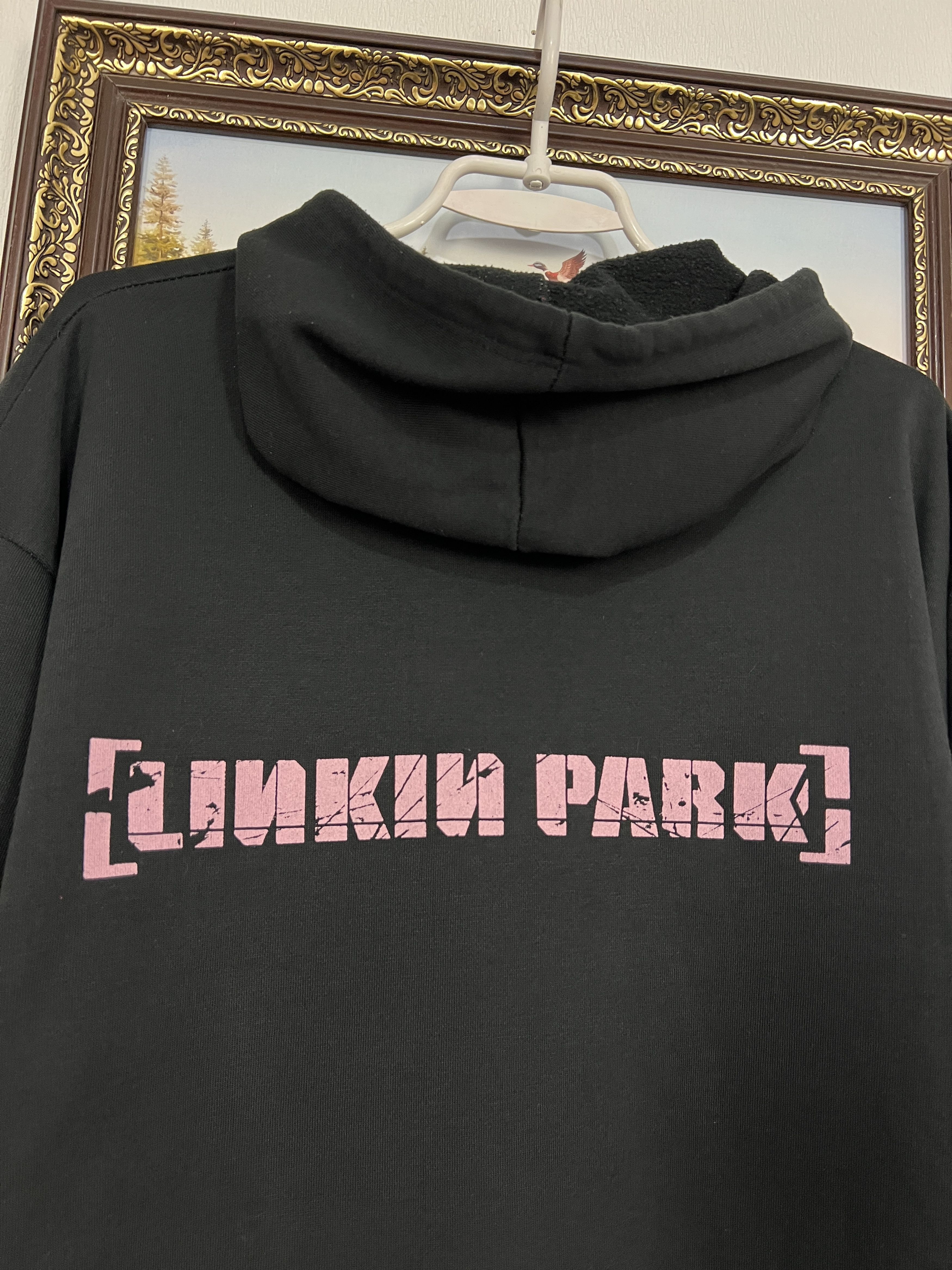 Vintage Vintage Linkin Park Band Over Print Hoodie Big Logo Jacket Size US L / EU 52-54 / 3 - 10 Thumbnail