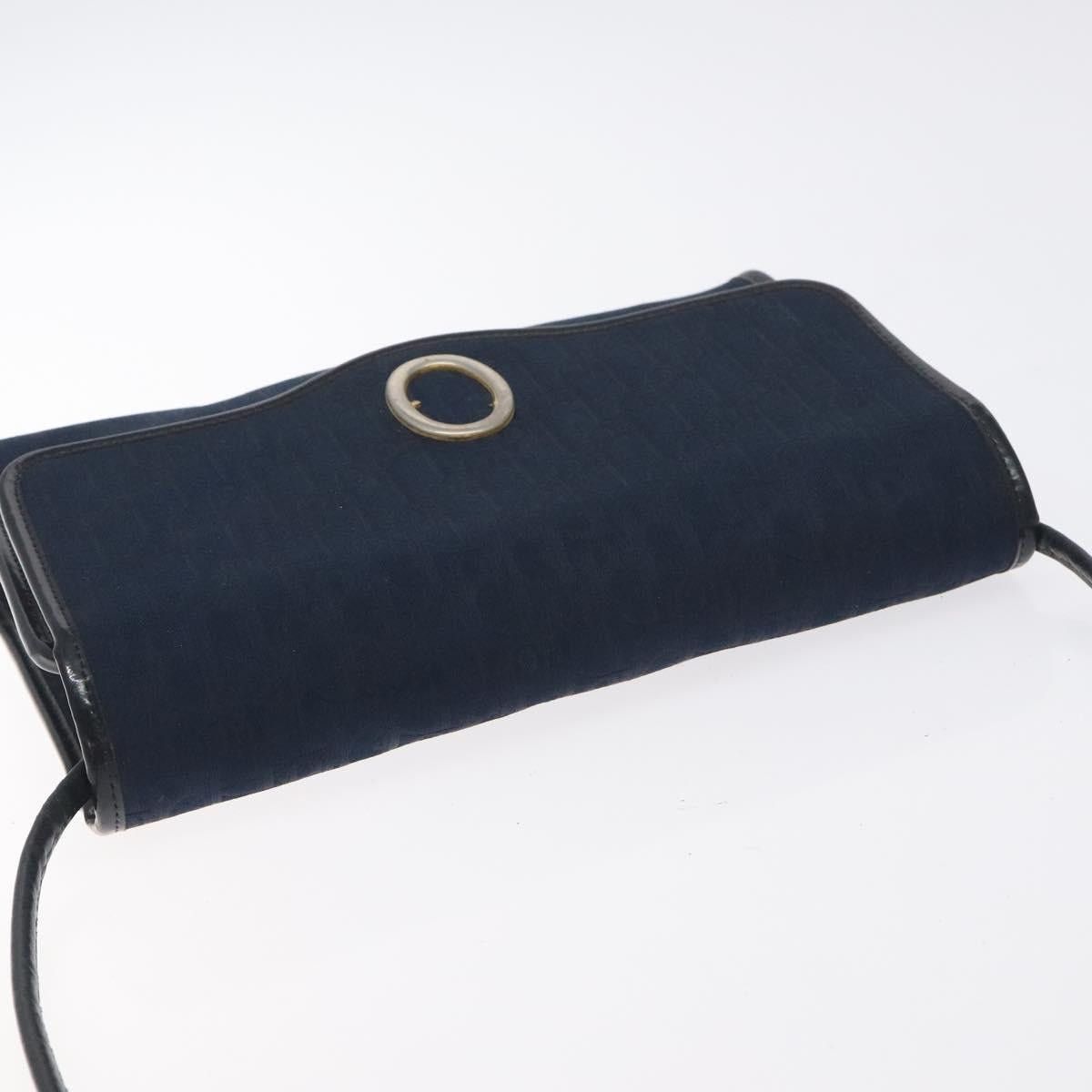 Dior DIOR Trotter Canvas Shoulder Bag Navy Size ONE SIZE - 6 Thumbnail