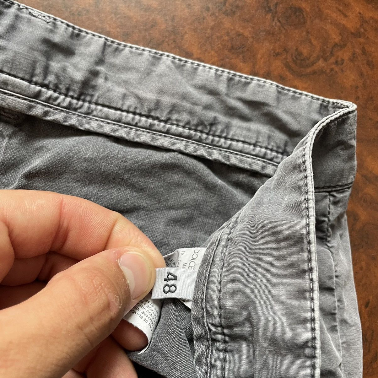 Dolce & Gabbana × If Six Was Nine Distress grey desert Dolce Gabbana shorts 90s old money Size US 32 / EU 48 - 6 Thumbnail