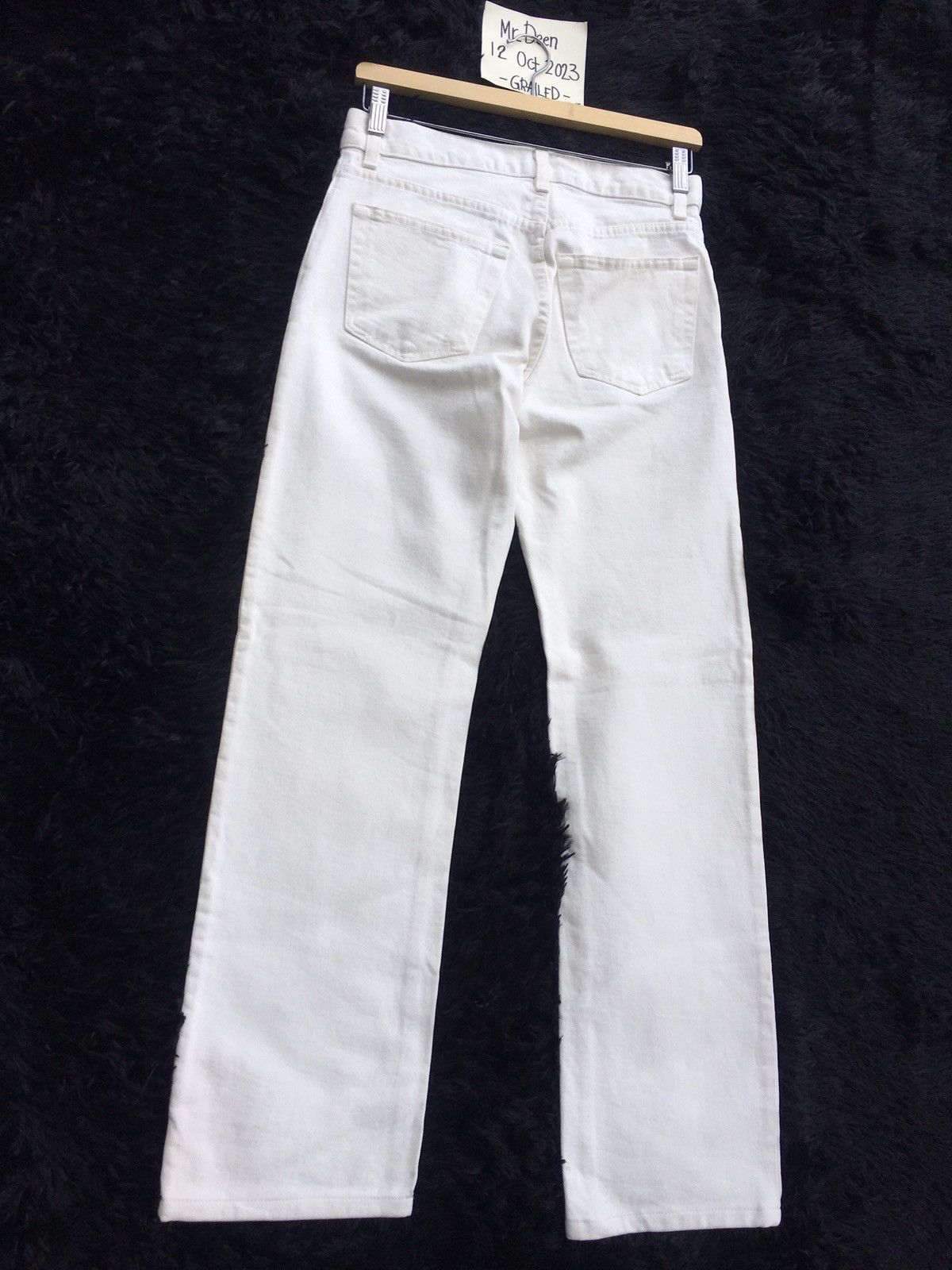 Helmut Lang Rare Vintage Helmut Lang White Denim/ Jeans Classic Cut Size US 28 / EU 44 - 18 Thumbnail