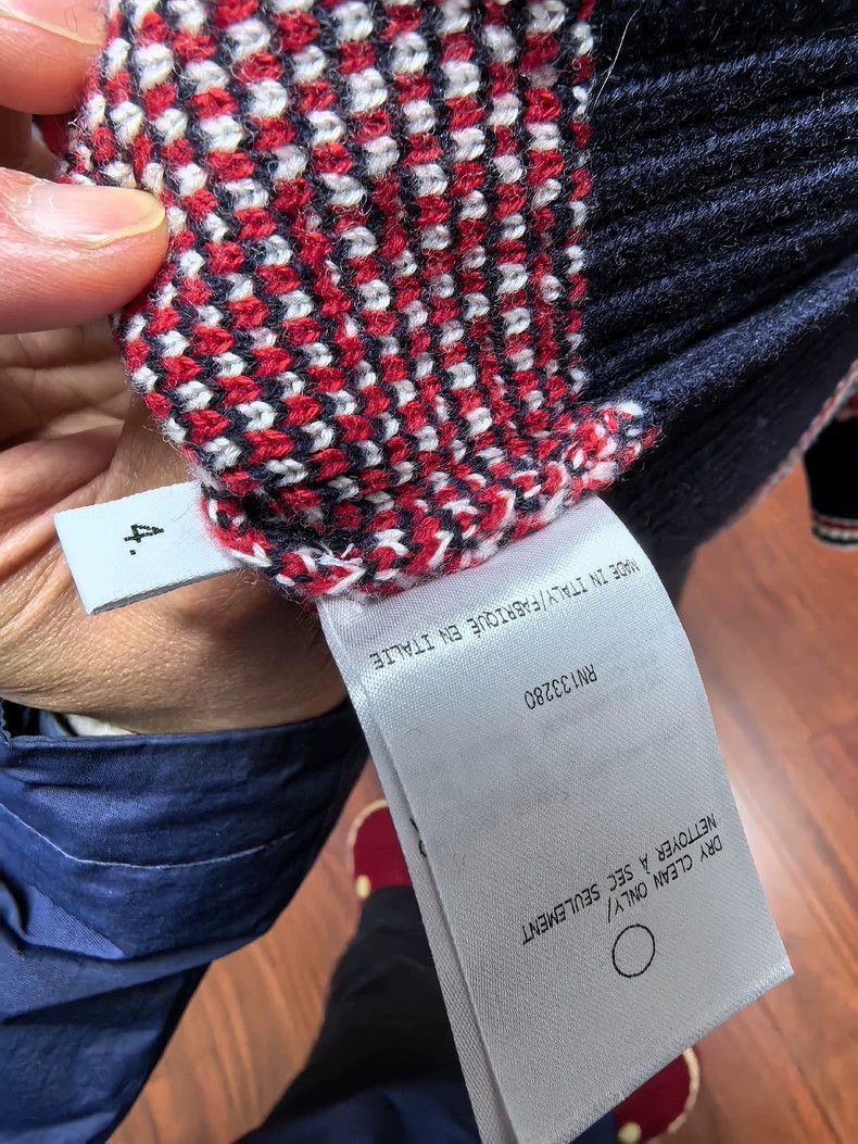 Thom Browne thom browne Sheep wool sweater 2503-Nextarrow Size US XL / EU 56 / 4 - 4 Thumbnail