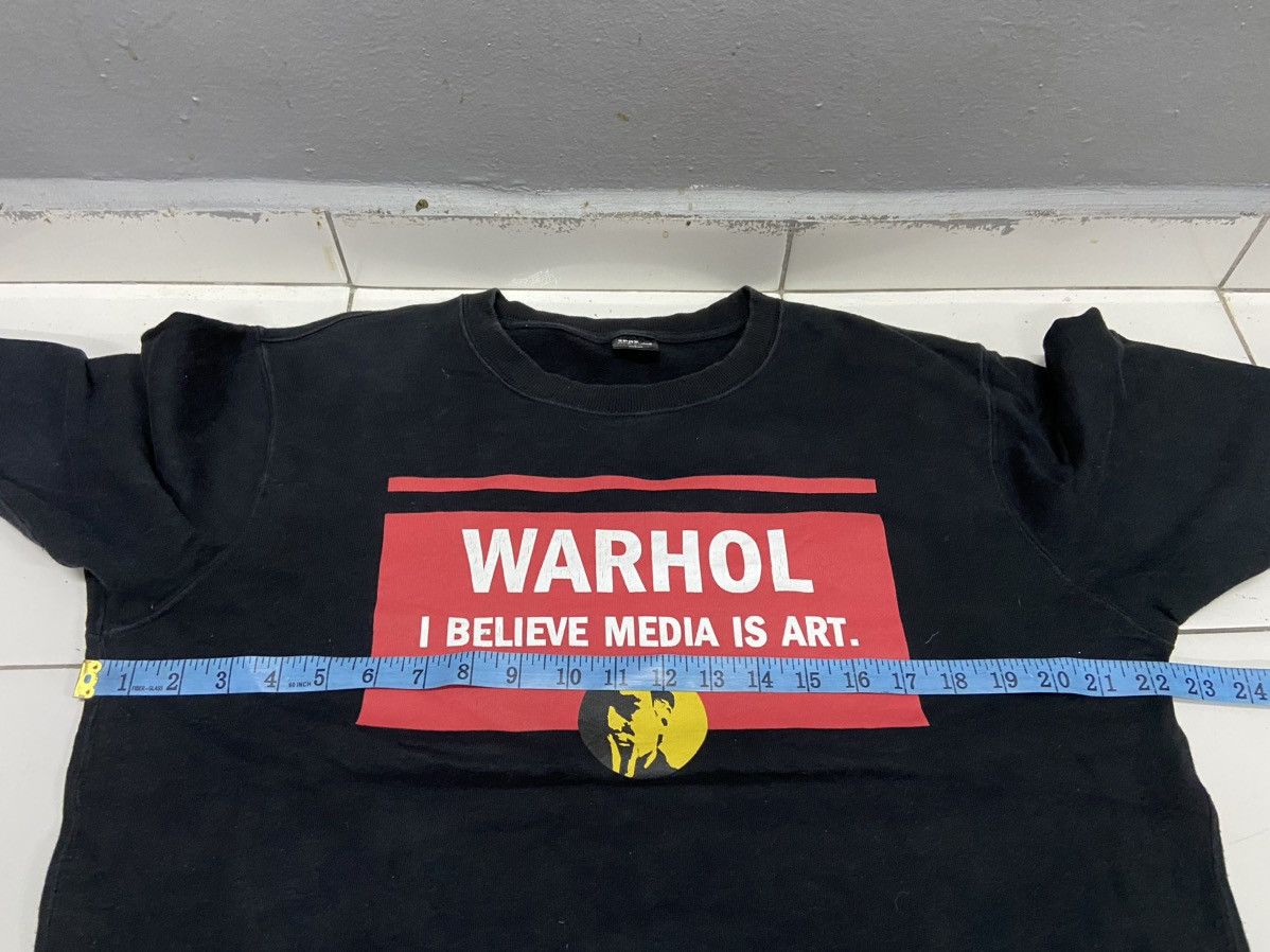 Andy Warhol × Uniqlo ANDY WARHOL I BELIEVE MEDIA IS ART SPRZNY SWEATSHIRT Size US L / EU 52-54 / 3 - 11 Thumbnail