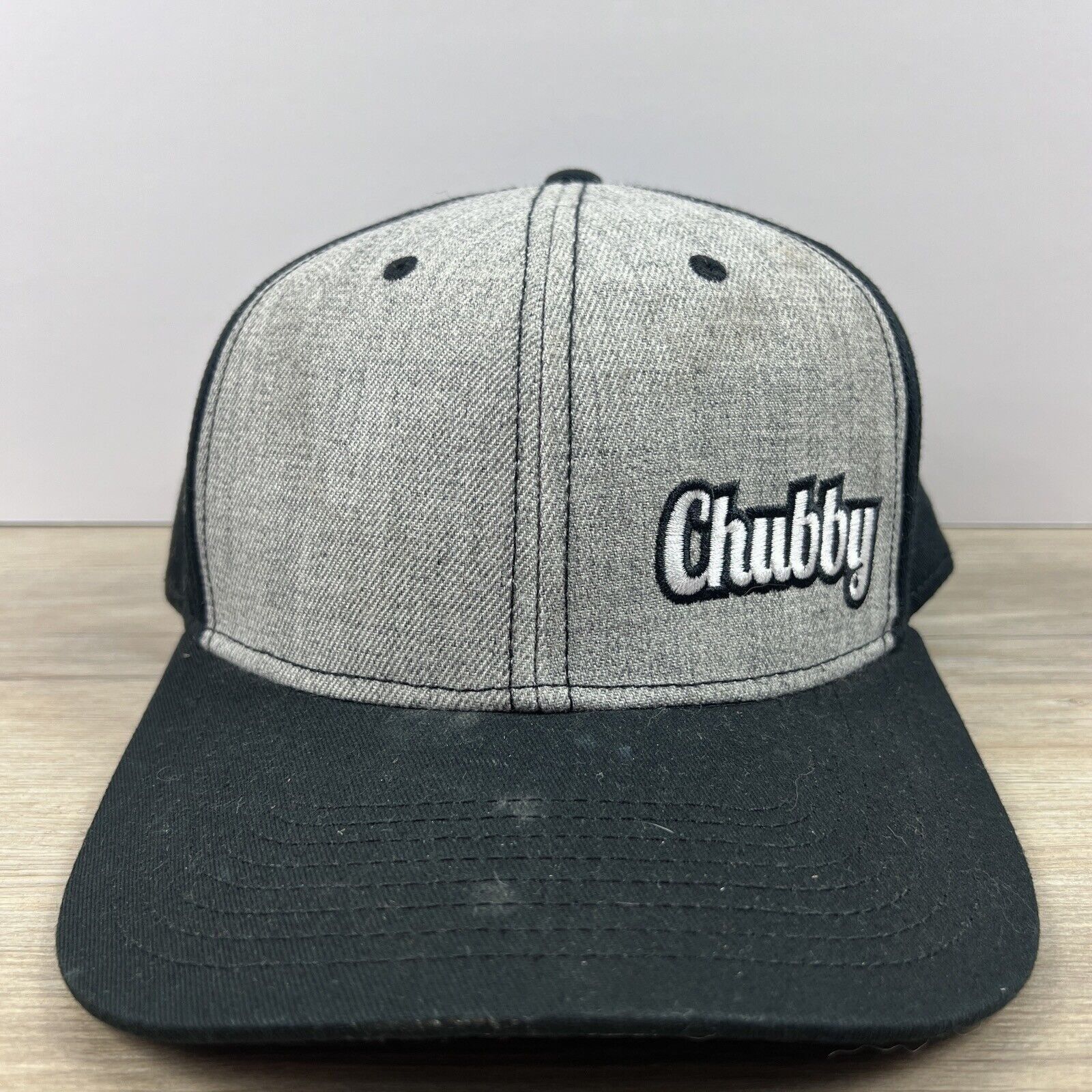 Other Chubby Hat Chubby Snapback Hat Gray Adjustable Hat Adult Fit Size ONE SIZE - 1 Thumbnail