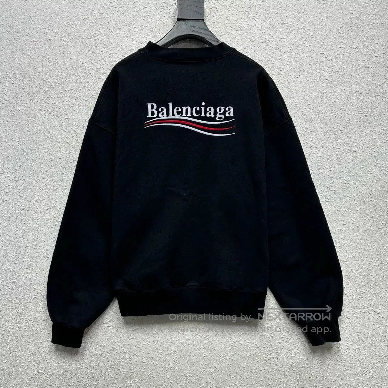 Balenciaga balenciaga logo embroidered long sleeve sweatshirt. Size US L / EU 52-54 / 3 - 2 Thumbnail