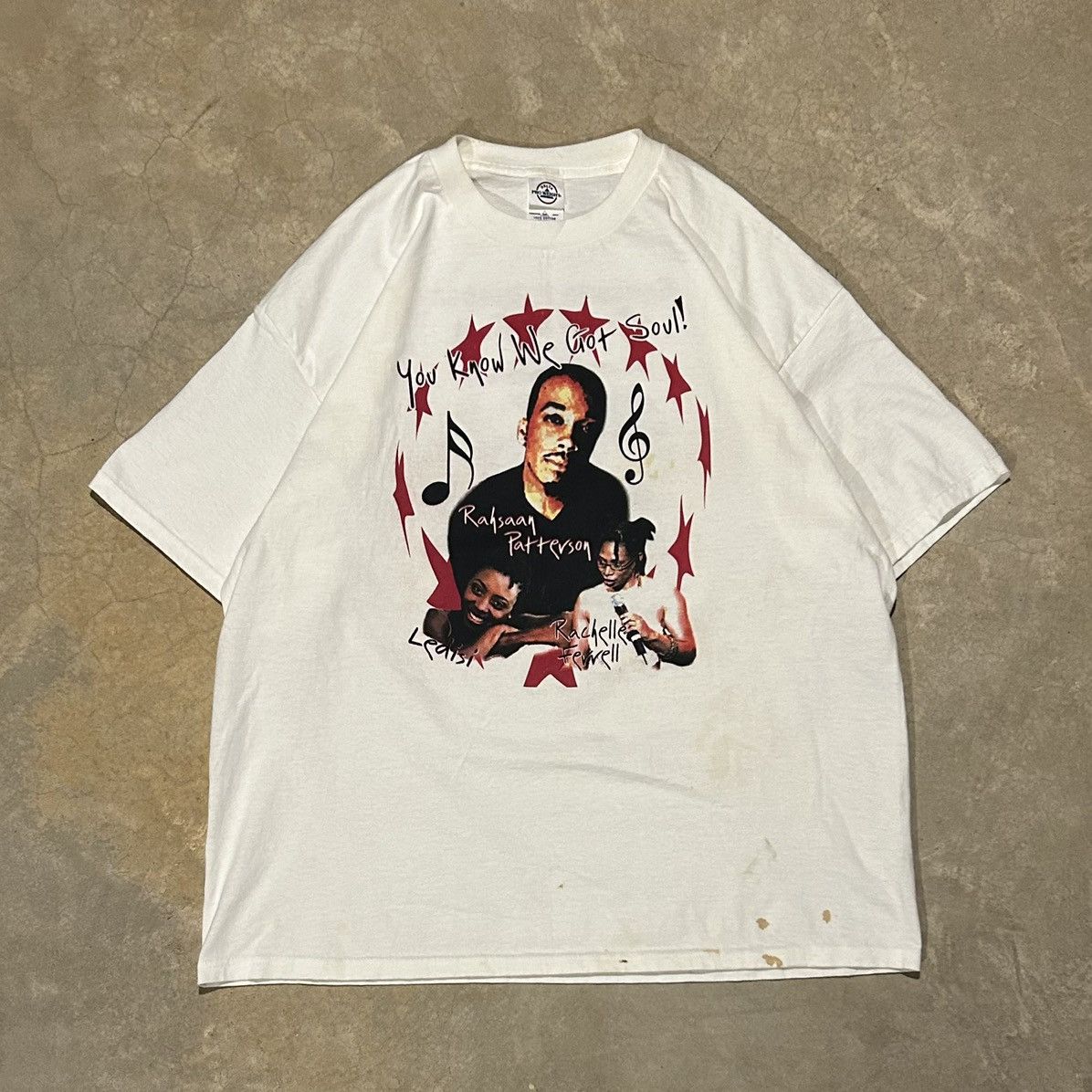 Band Tees × Rap Tees × Vintage Crazy Vintage Y2K Rahsaan Patterson Soul R&B Tour Tee Rare Size US XXL / EU 58 / 5 - 1 Thumbnail