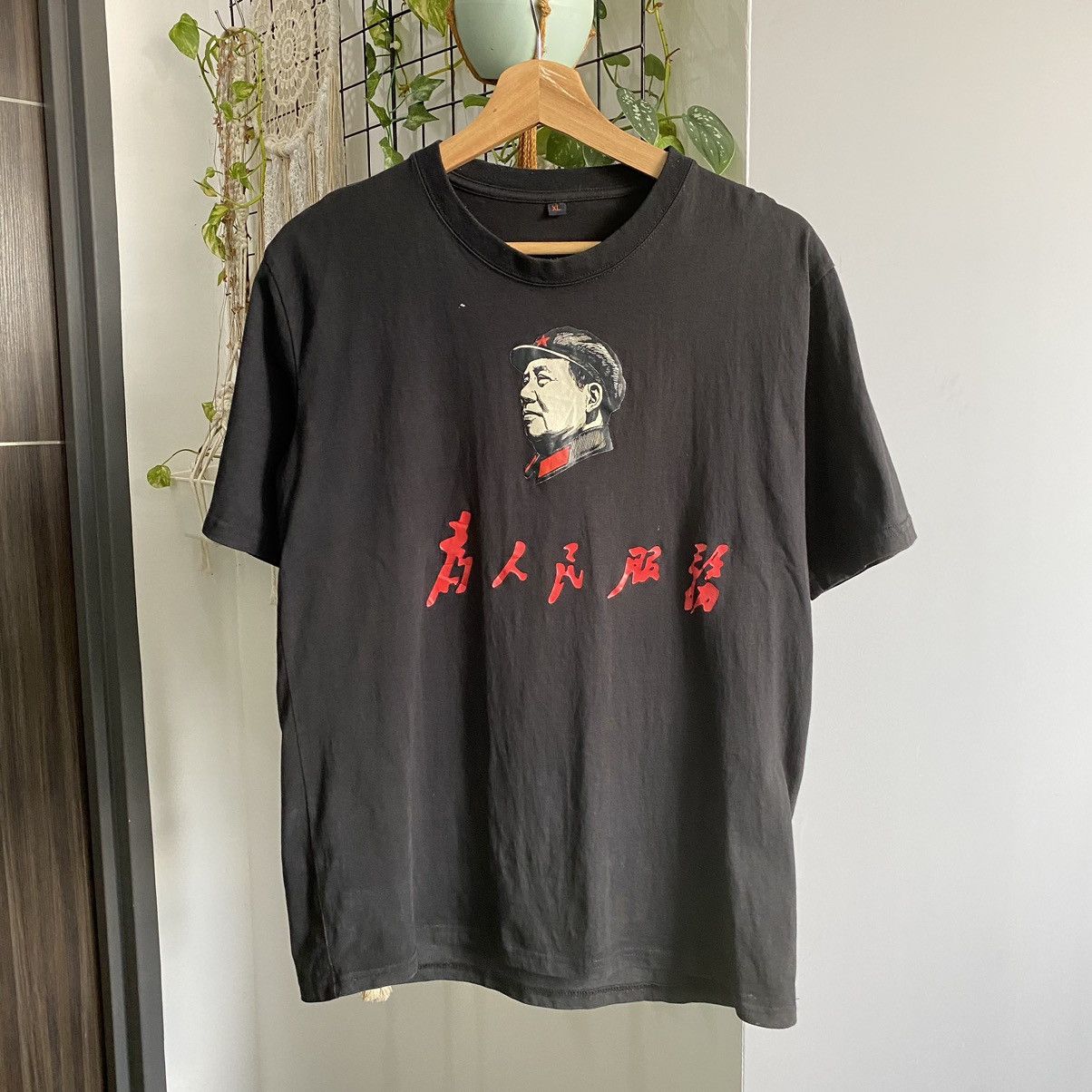 Vintage Thrashed Faded Vintage Mao Zedong ERD GRUNGE HOLY GRAIL TEE Size US M / EU 48-50 / 2 - 1 Thumbnail