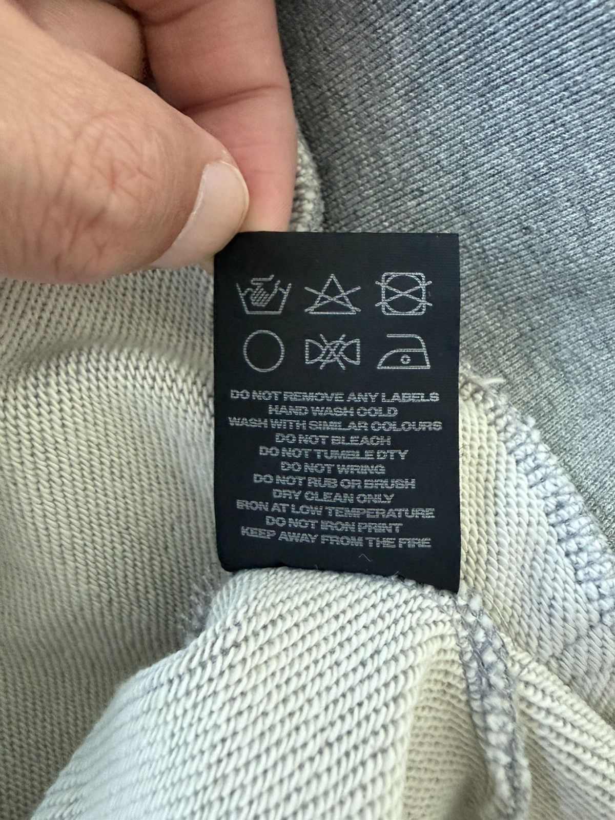 PROJECT G/R Protocol Index Reconstructed Zip Hoodie (Melange Grey) Size US S / EU 44-46 / 1 - 11 Thumbnail