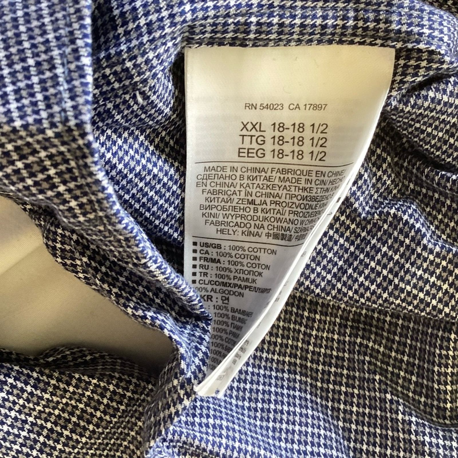 Banana Republic Banana Republic Non-Iron Tailored Slim Fit Button Down Size US XXL / EU 58 / 5 - 4 Thumbnail