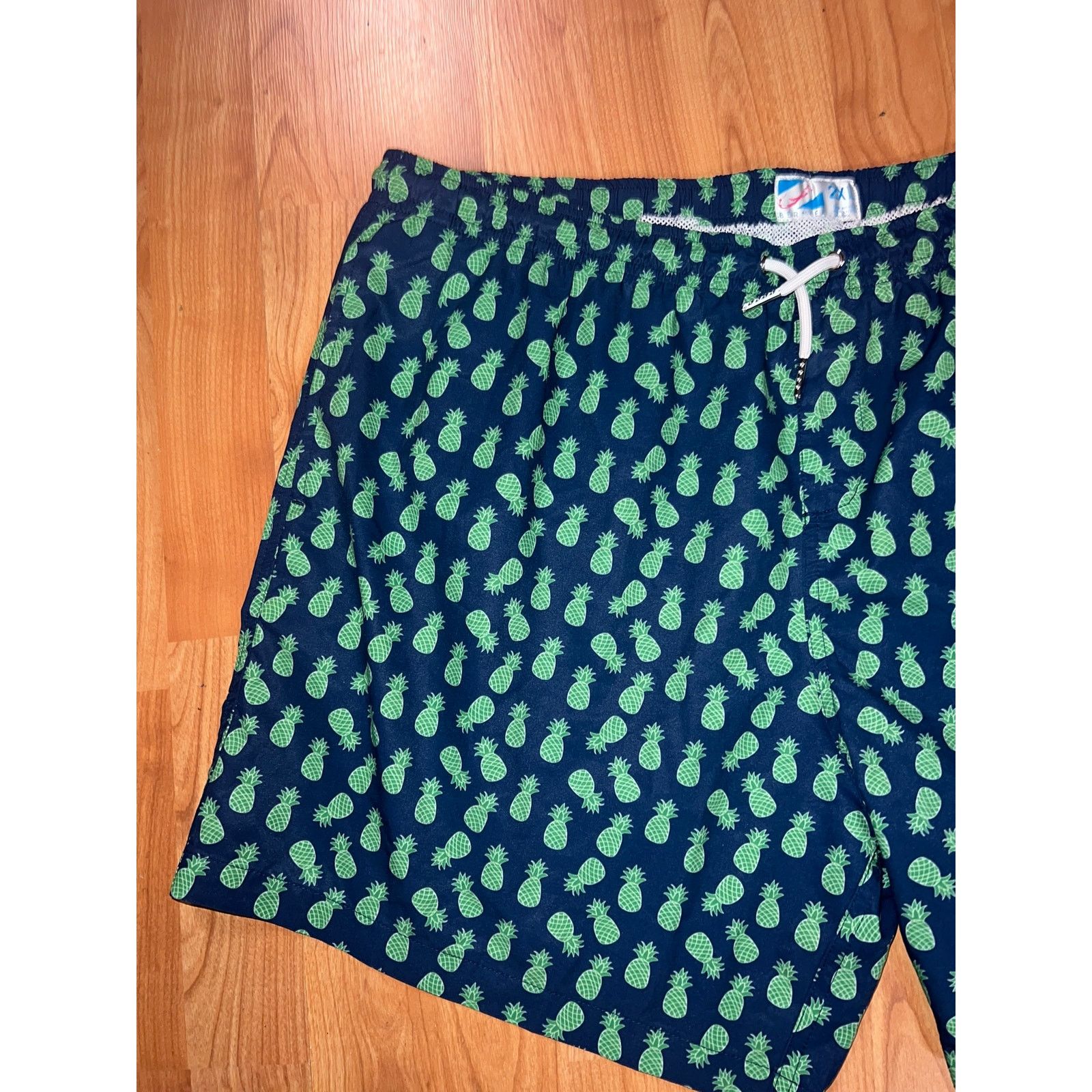 Vintage Bermies Pineapple Swim Shorts Trunks Pineapples Fruit 3.0 2X Size US 38 / EU 54 - 2 Thumbnail