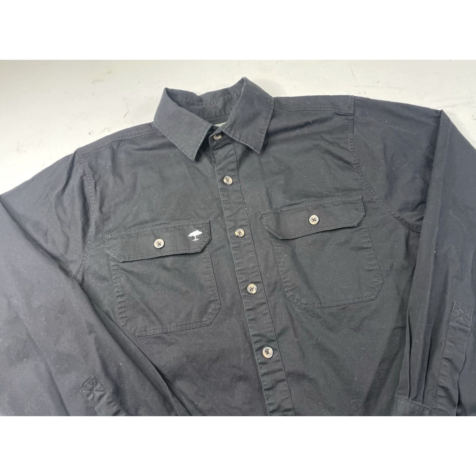 Vintage Arborwear Shirt Mens M Black Cotton Polyester Canvas Button-Up with Pockets Casual Workwear Size US M / EU 48-50 / 2 - 2 Thumbnail